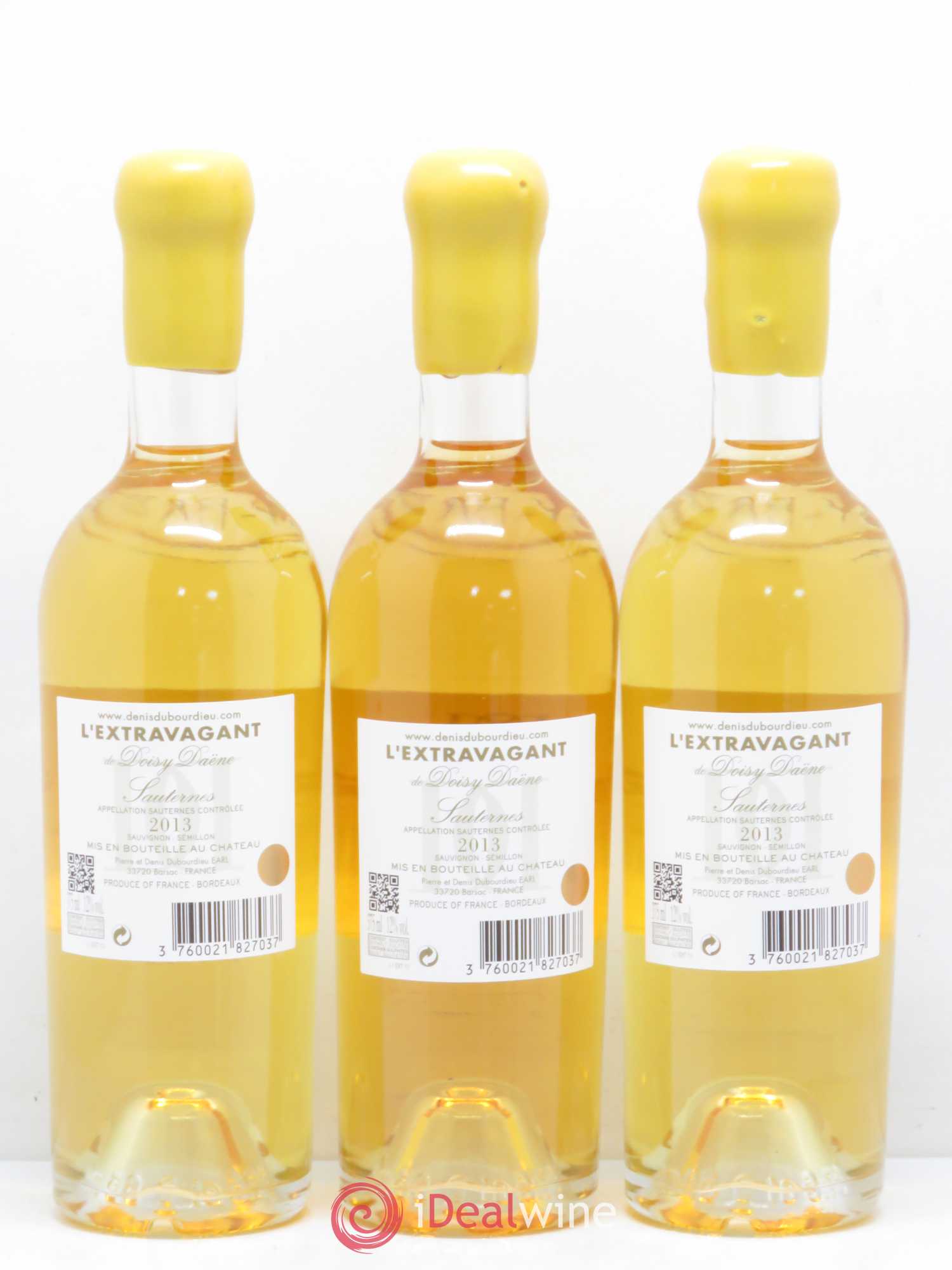 L'Extravagant de Doisy Daëne 2013 - Posten von 3 Demi-Flaschen - 1