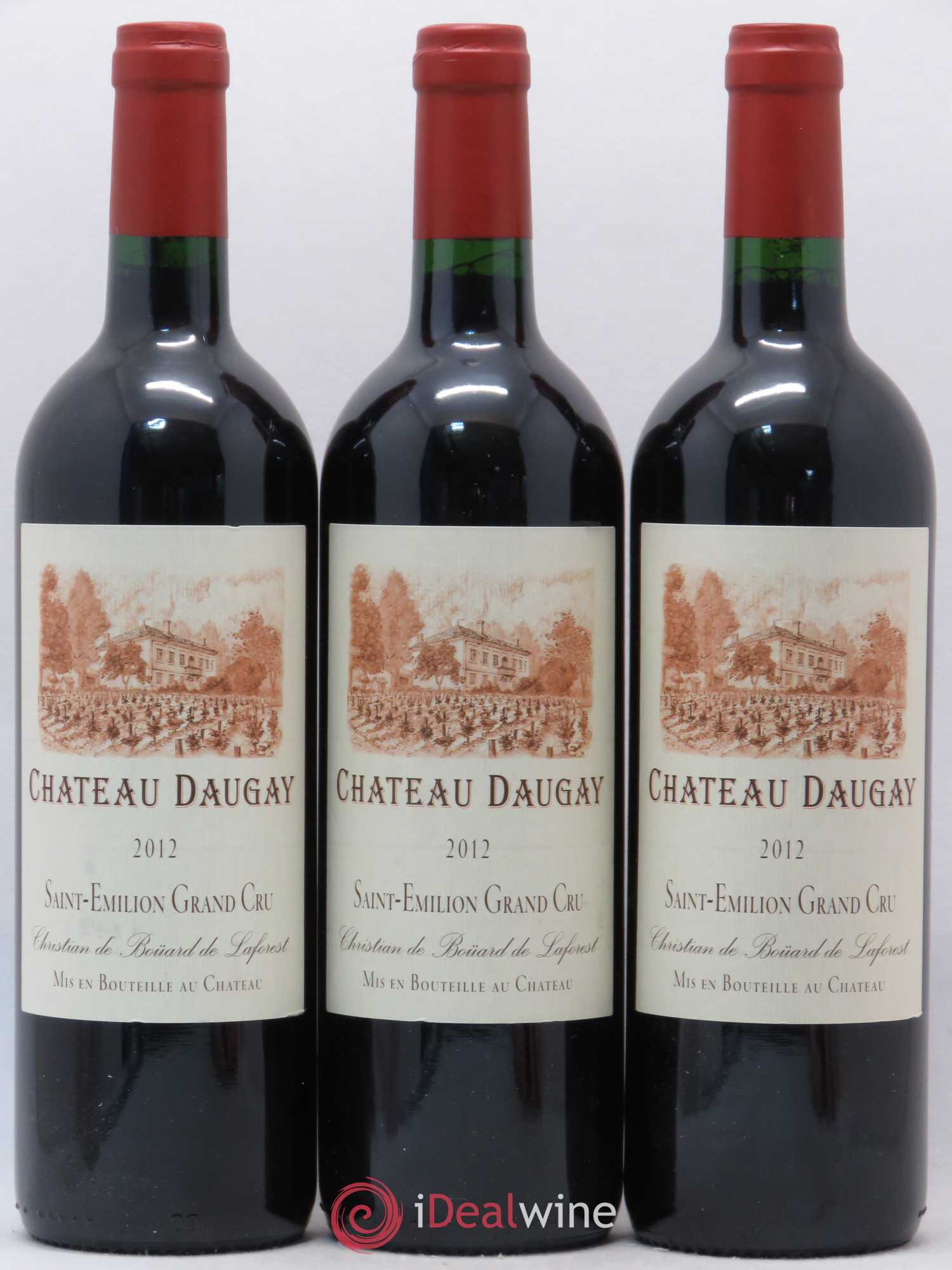 Château Daugay 2012 - Lot de 3 bouteilles - 0