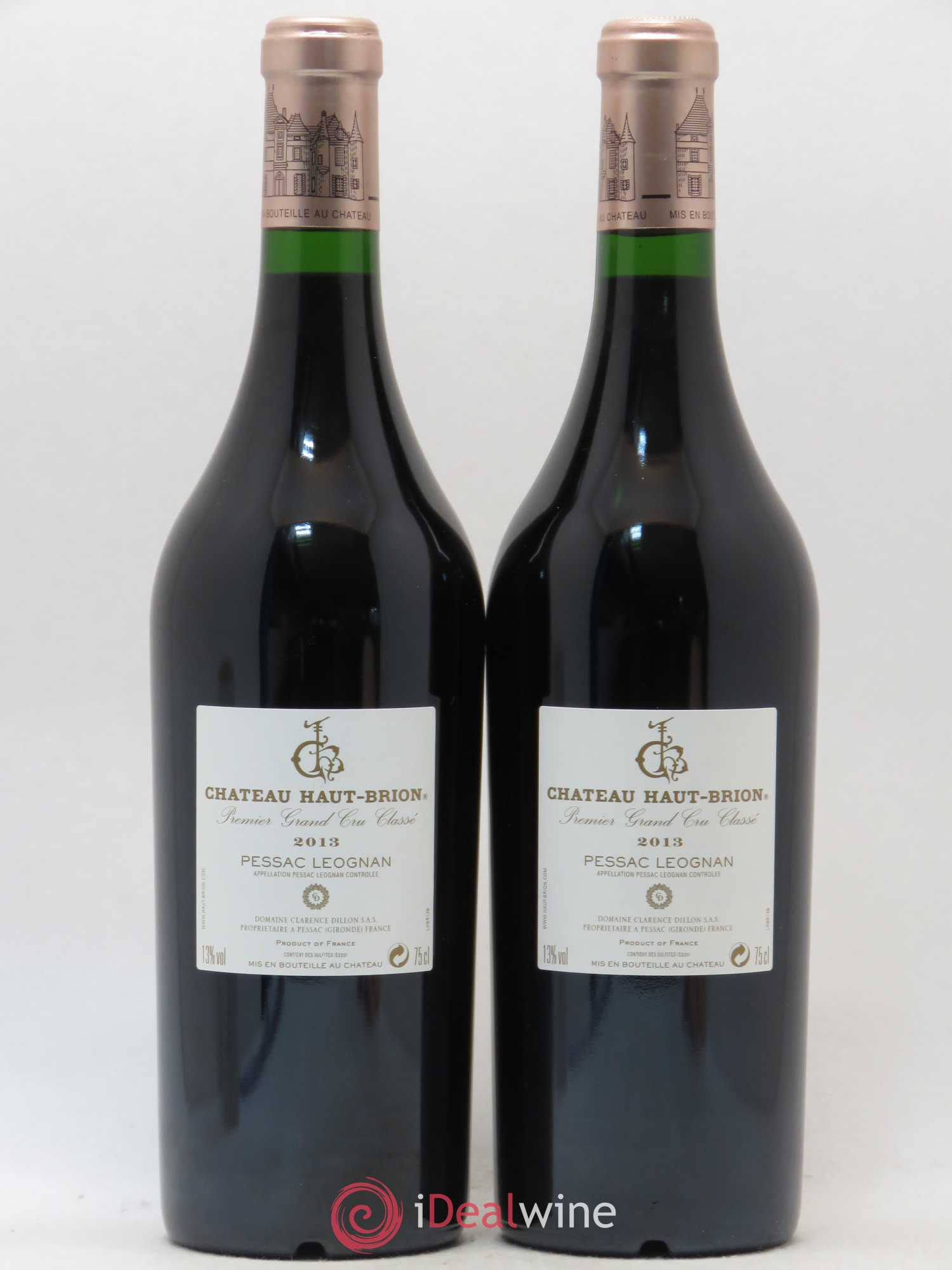 Château Haut Brion 1er Grand Cru Classé 2013 - Lot de 2 bouteilles - 1