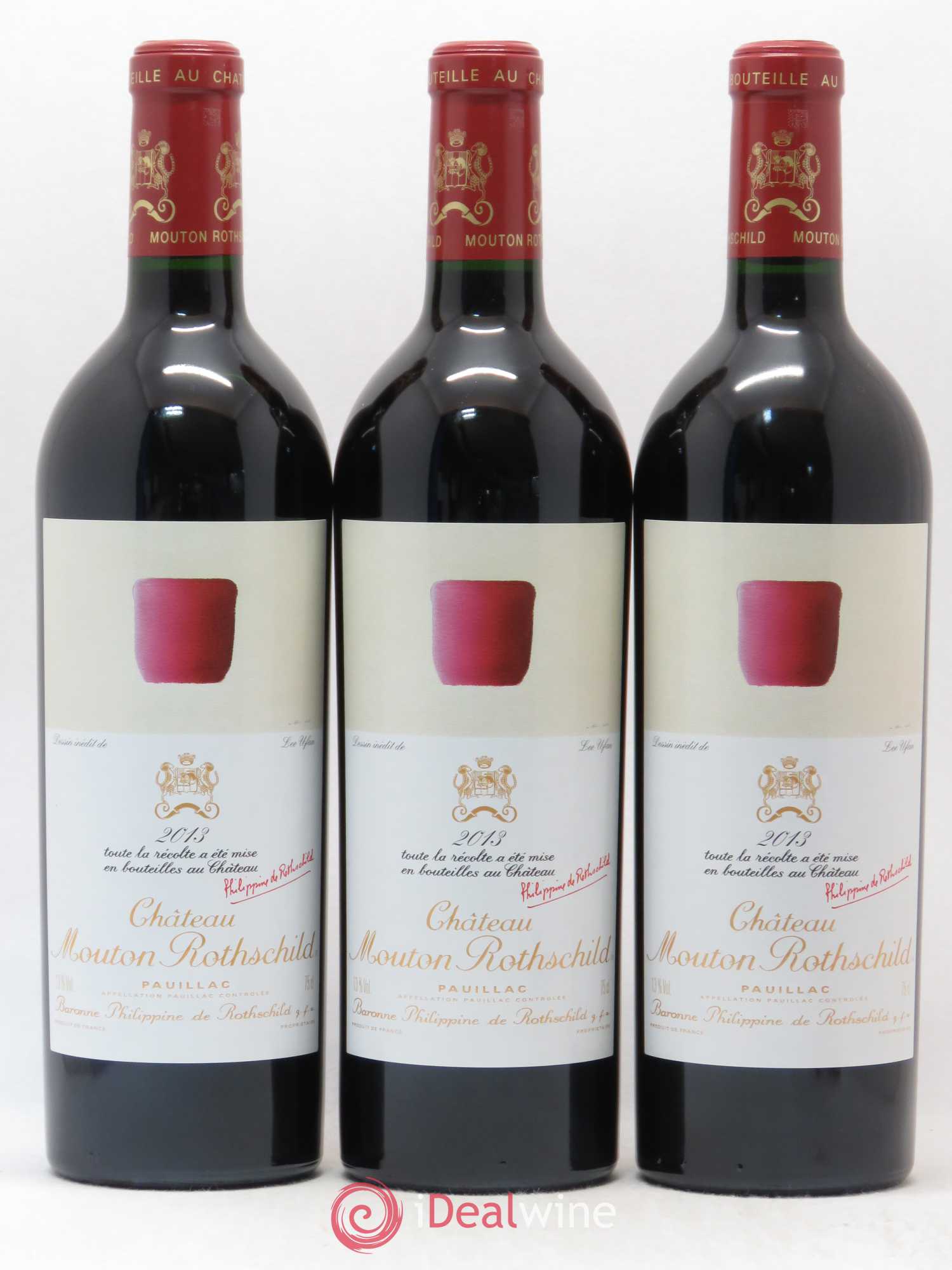 Château Mouton Rothschild 1er Grand Cru Classé 2013 - Lot de 6 bouteilles - 1