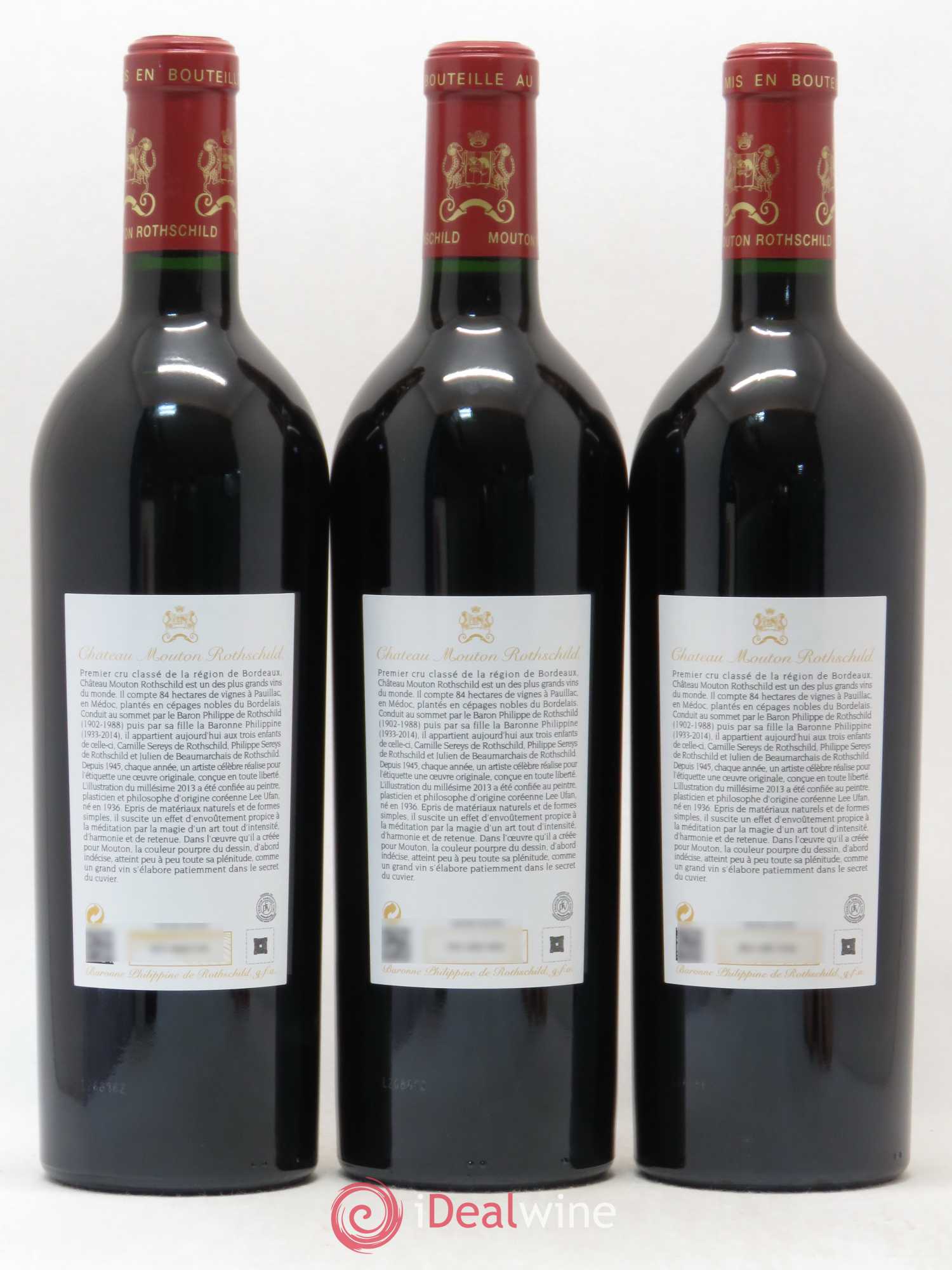 Château Mouton Rothschild 1er Grand Cru Classé 2013 - Lot de 6 bouteilles - 4