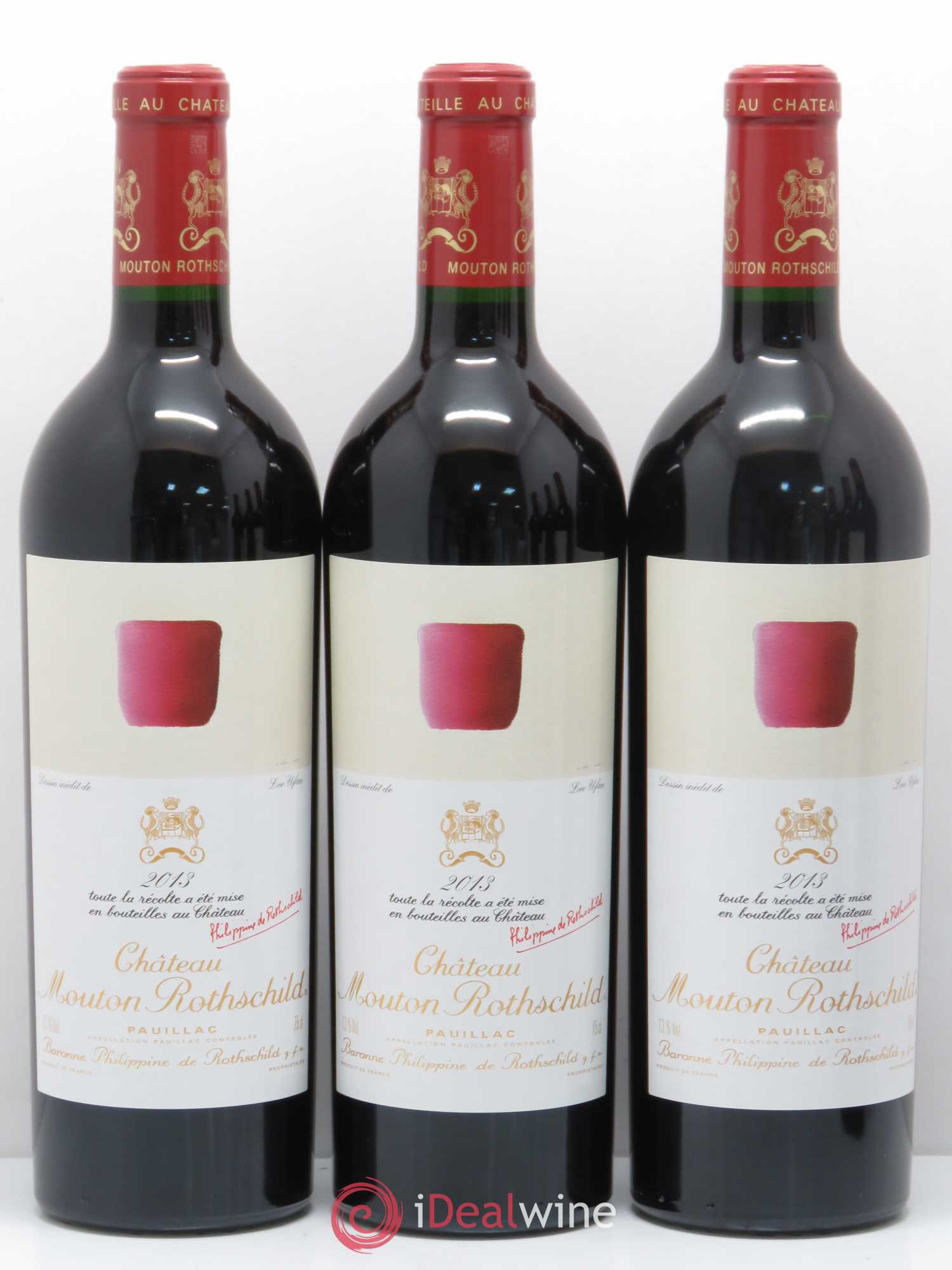 Château Mouton Rothschild 1er Grand Cru Classé 2013 - Lot de 6 bouteilles - 1