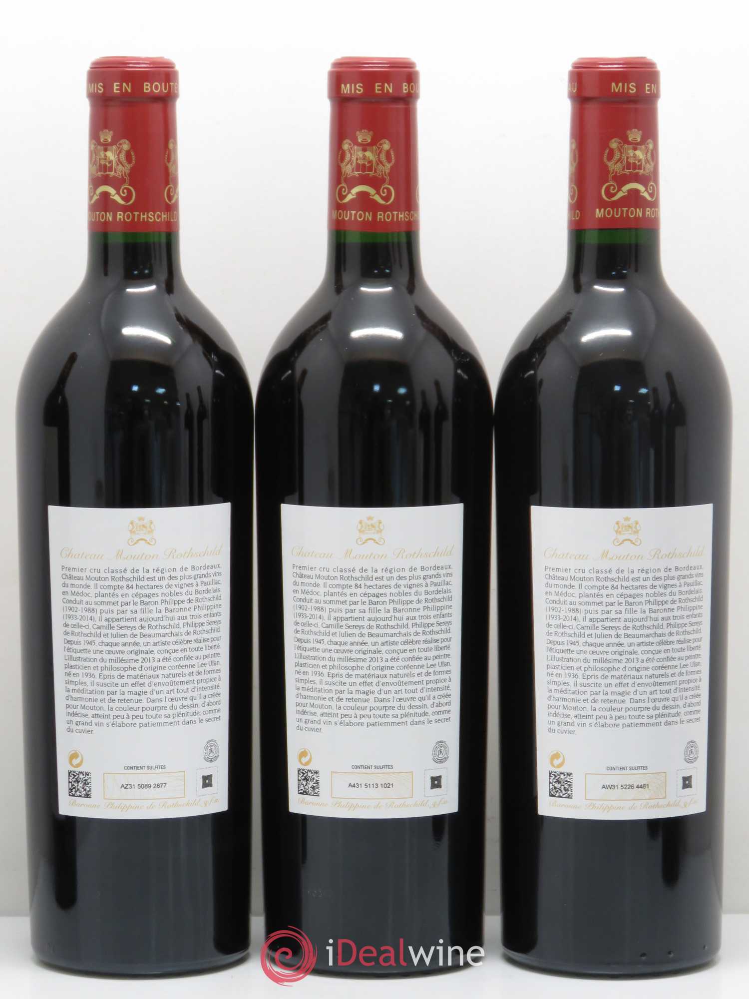 Château Mouton Rothschild 1er Grand Cru Classé 2013 - Lot de 6 bouteilles - 4