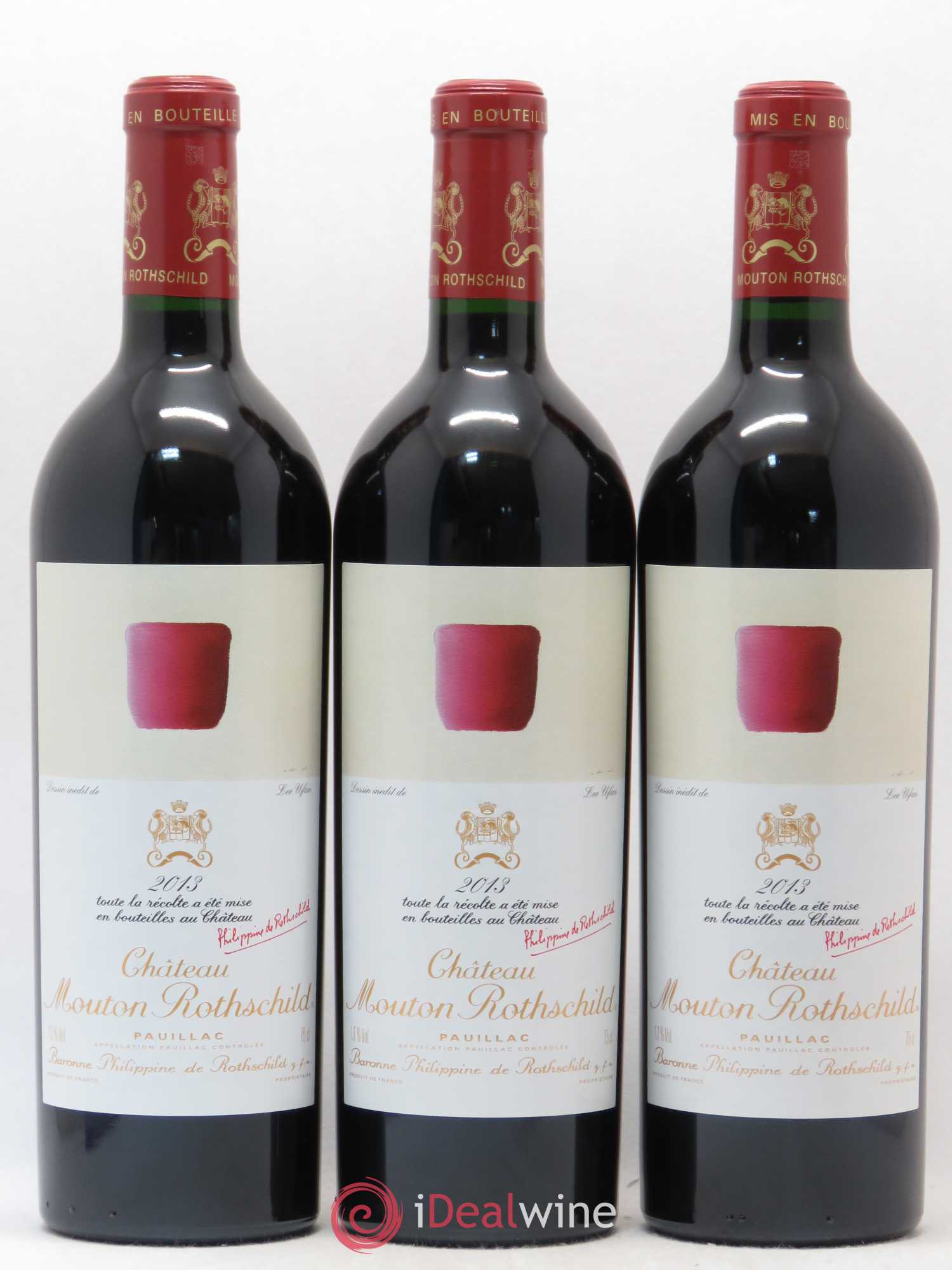 Château Mouton Rothschild 1er Grand Cru Classé 2013 - Lot de 6 bouteilles - 1