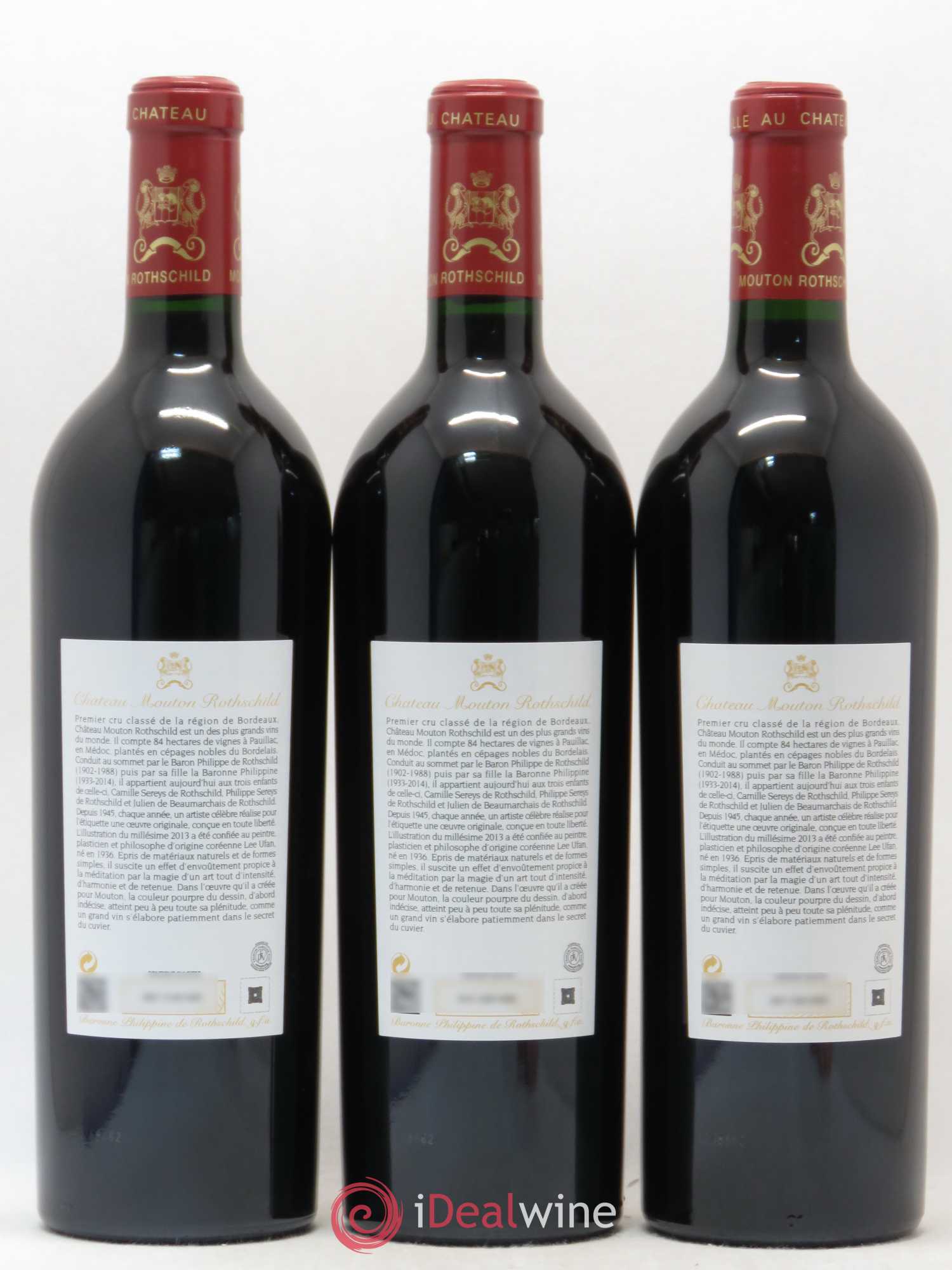 Château Mouton Rothschild 1er Grand Cru Classé 2013 - Lot de 6 bouteilles - 2
