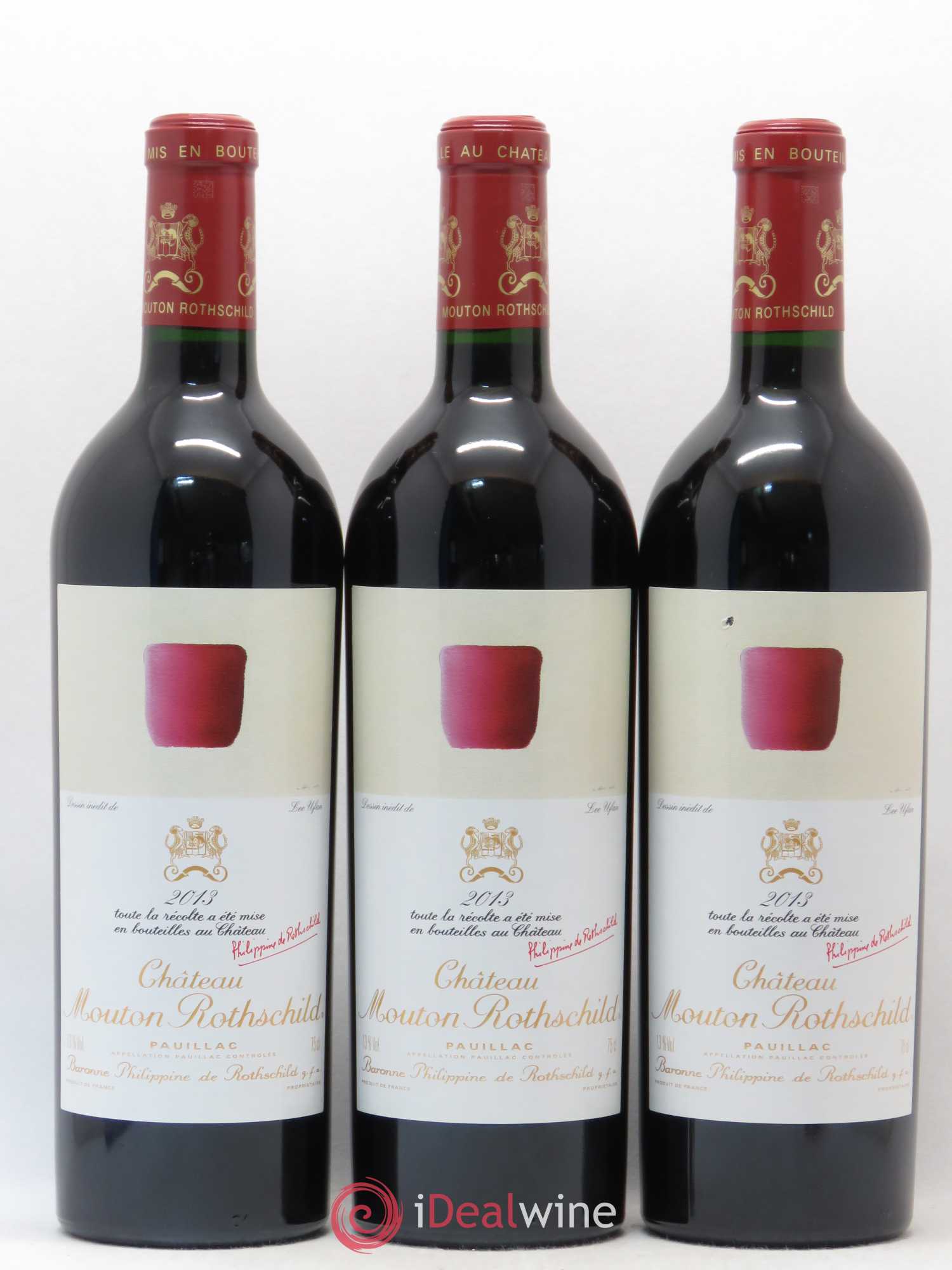 Château Mouton Rothschild 1er Grand Cru Classé 2013 - Lot de 6 bouteilles - 1