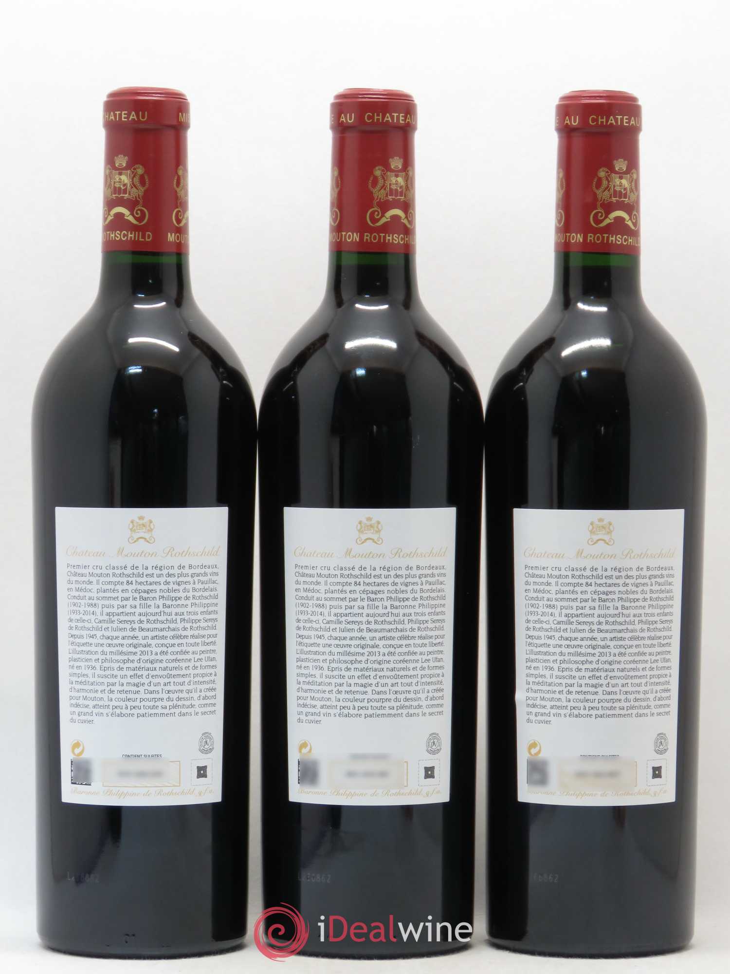 Château Mouton Rothschild 1er Grand Cru Classé 2013 - Lot de 6 bouteilles - 4