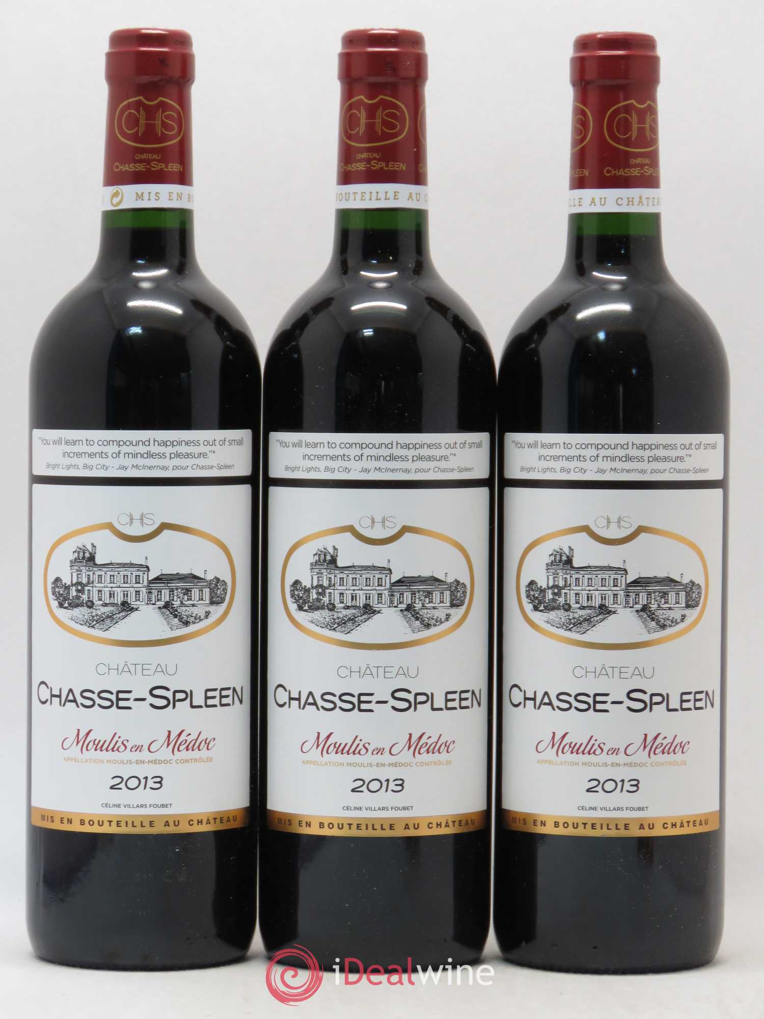 Château Chasse Spleen 2013 - Lot de 12 bouteilles - 1