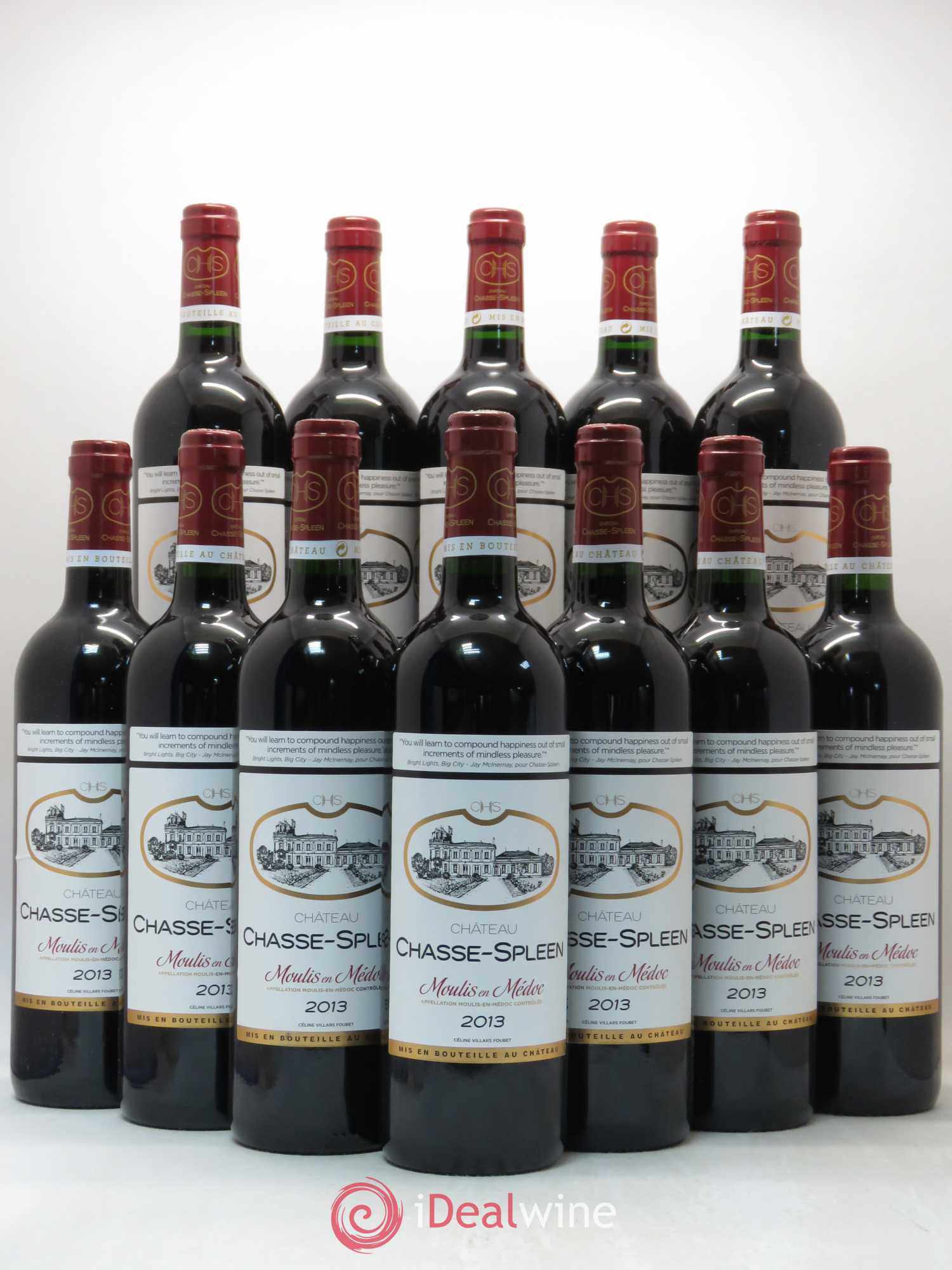 Château Chasse Spleen 2013 - Lot de 12 bouteilles - 0