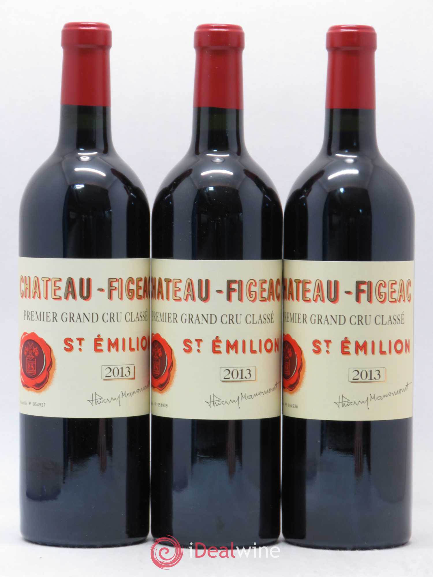 Château Figeac 1er Grand Cru Classé A 2013 - Lot de 12 bouteilles - 1
