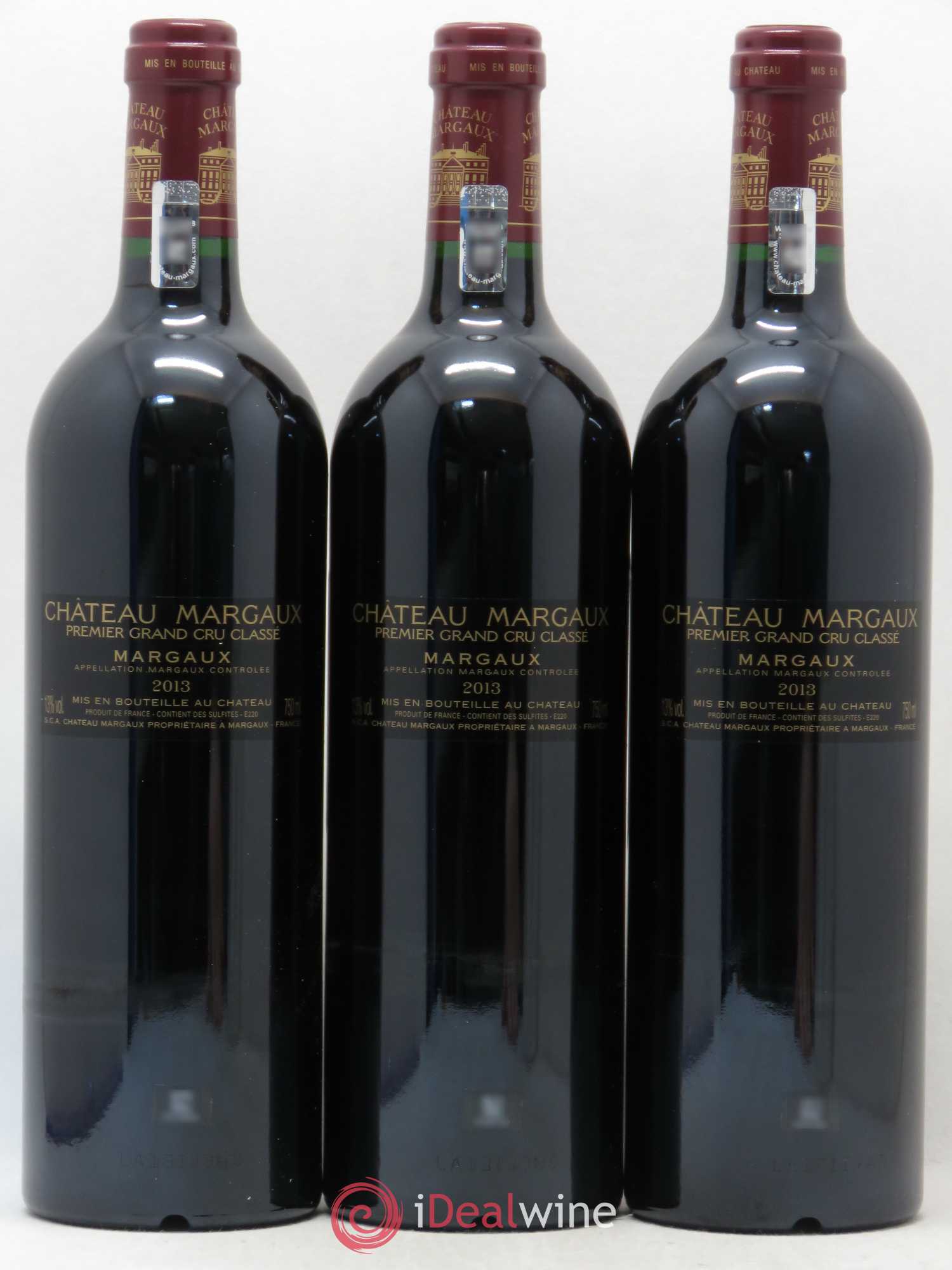 Château Margaux 1er Grand Cru Classé 2013 - Lot de 12 bouteilles - 6