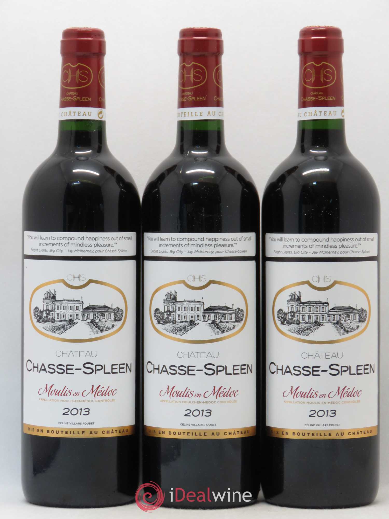 Château Chasse Spleen 2013 - Lot de 6 bouteilles - 2