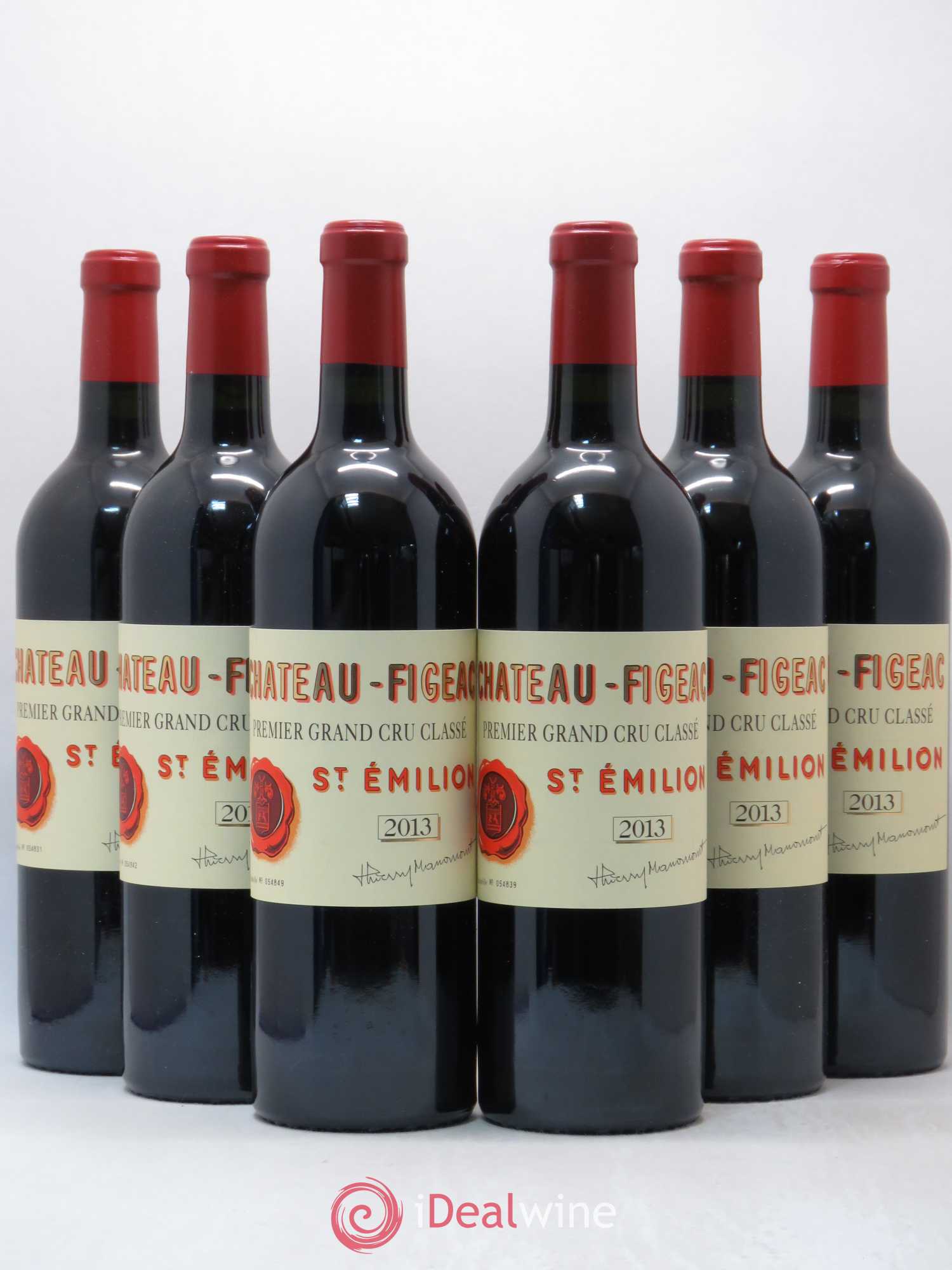 Château Figeac 1er Grand Cru Classé A 2013 - Lot de 6 bouteilles - 0
