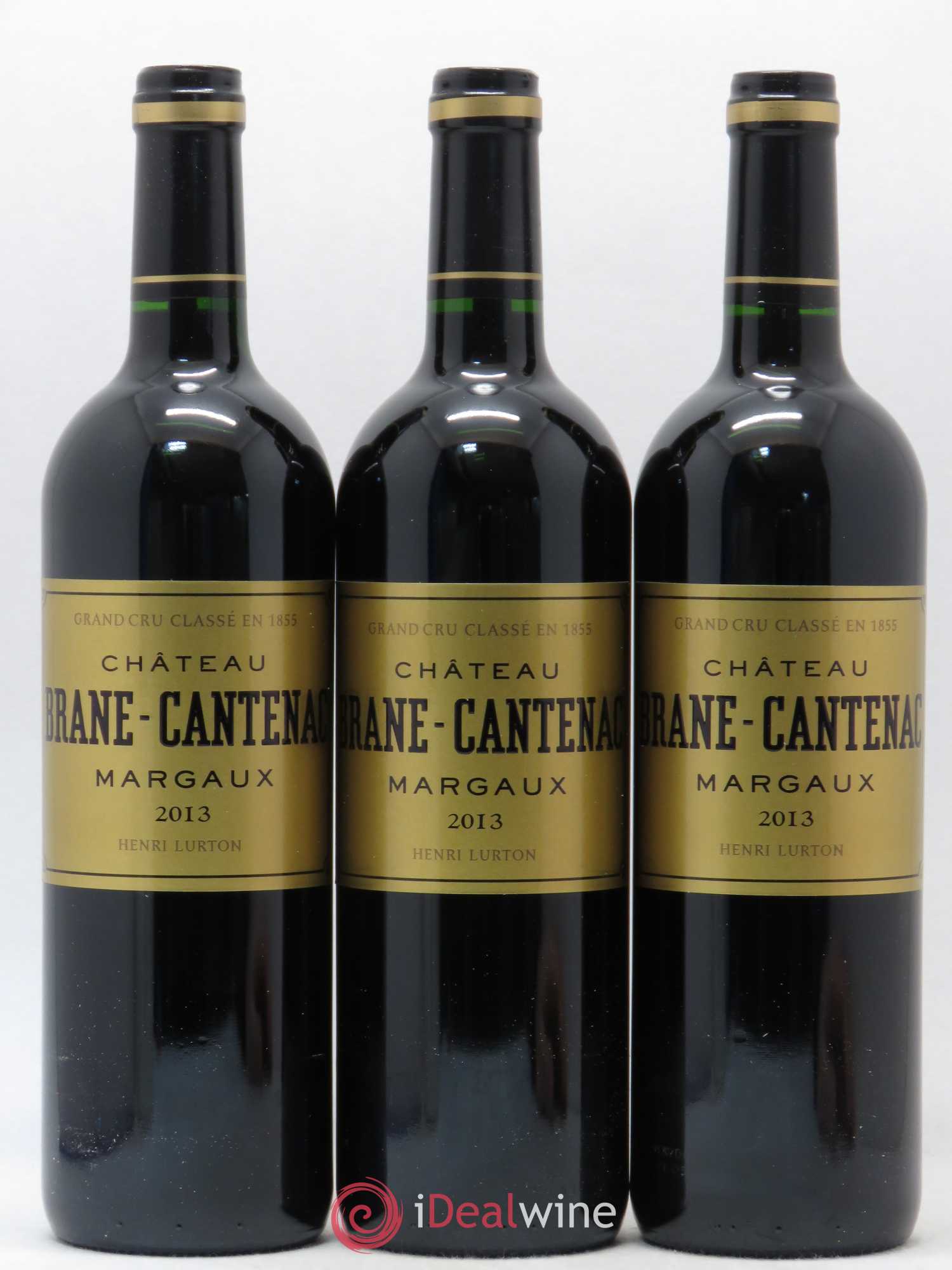 Château Brane Cantenac 2ème Grand Cru Classé 2013 - Lot de 3 bouteilles - 0