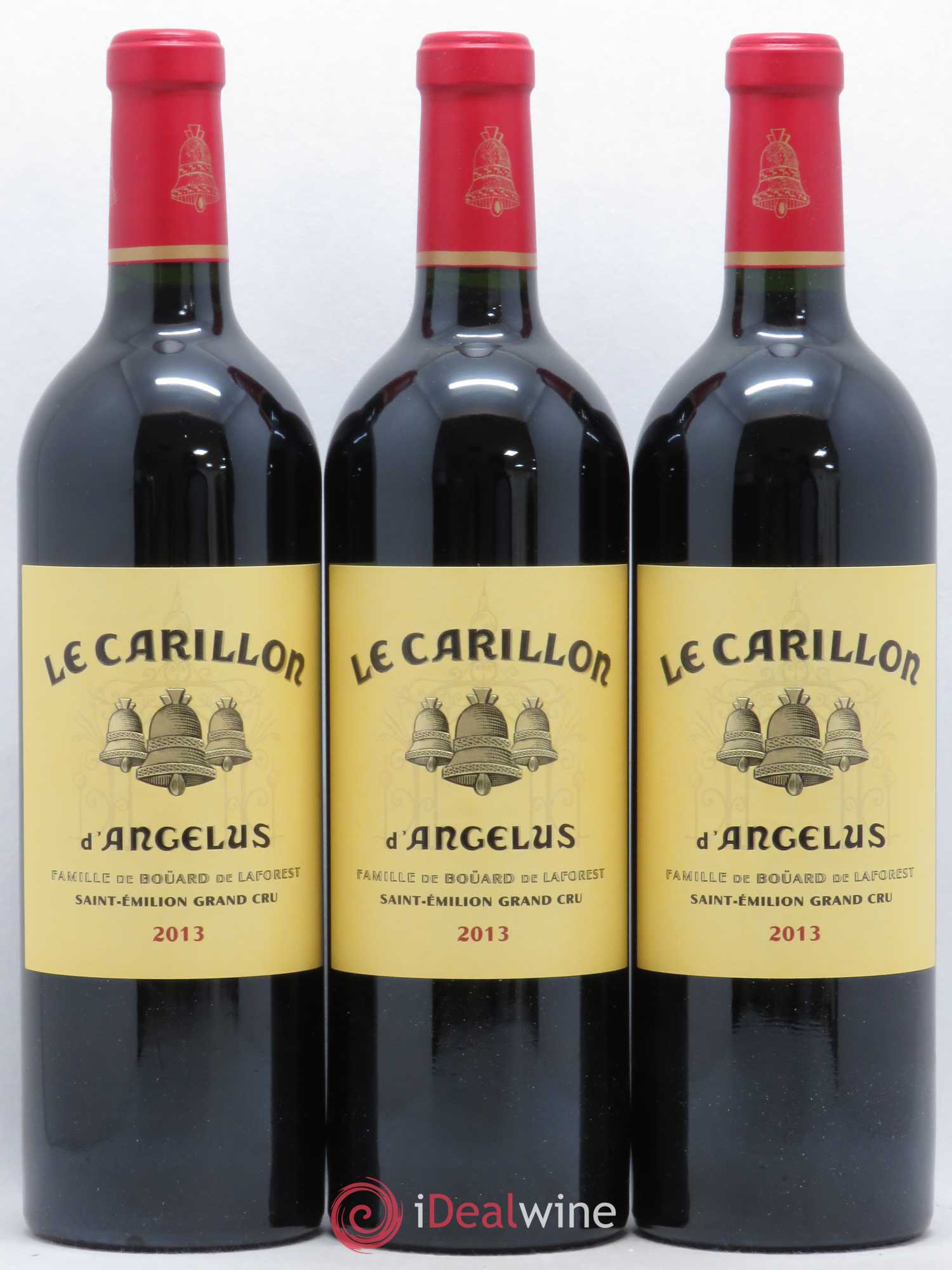 Le Carillon de l'Angélus Second Vin 2013 - Lot de 3 bouteilles - 0