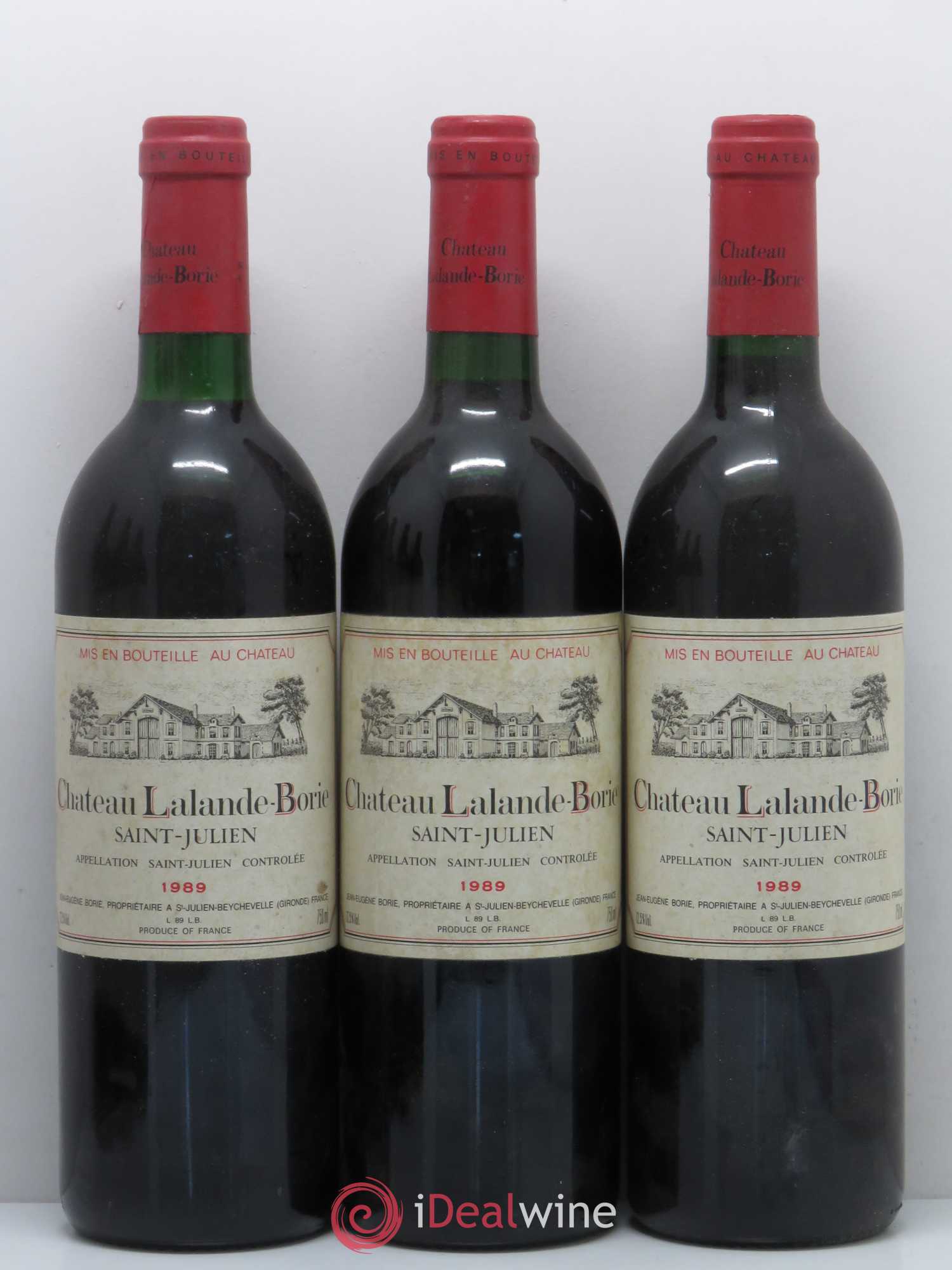 Château Lalande Borie 1989 - Lot de 6 bouteilles - 1