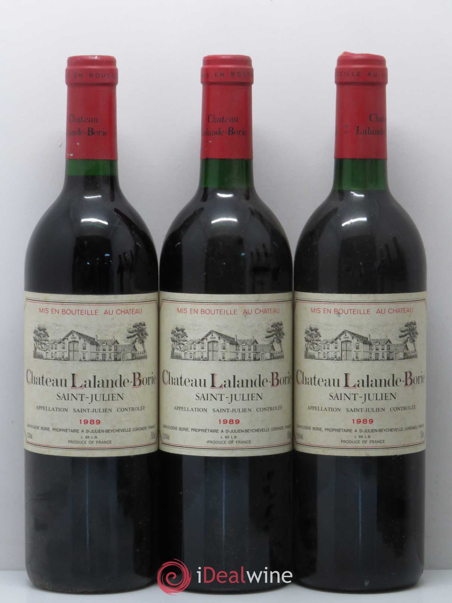 Château Lalande Borie 1989 - Lot de 6 bouteilles - 2