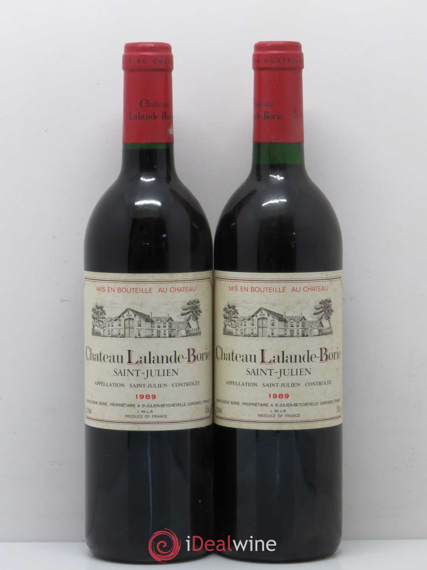 Château Lalande Borie 1989 - Lot de 5 bouteilles - 2