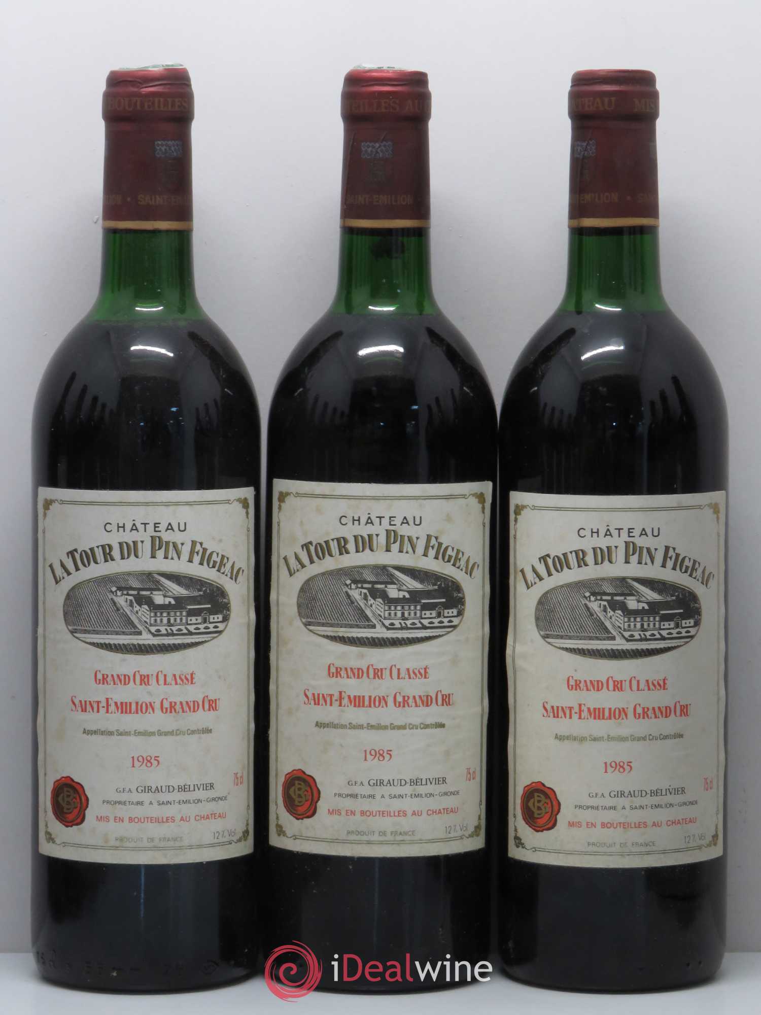 Château la Tour du Pin Figeac 1985 - Lot de 12 bouteilles - 1