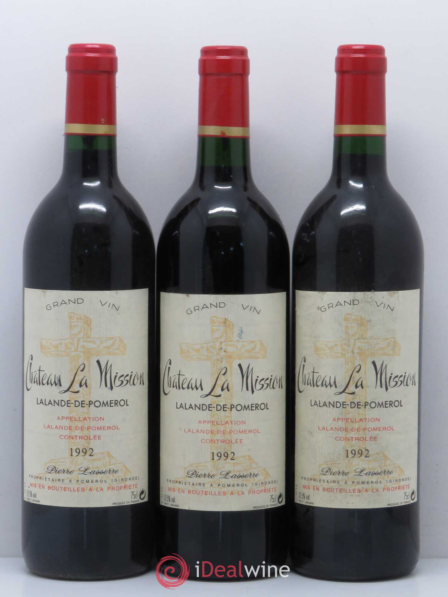 Bordeaux Château La Mission Lalande de Pomerol 1992 - Posten von 12 Flaschen - 4