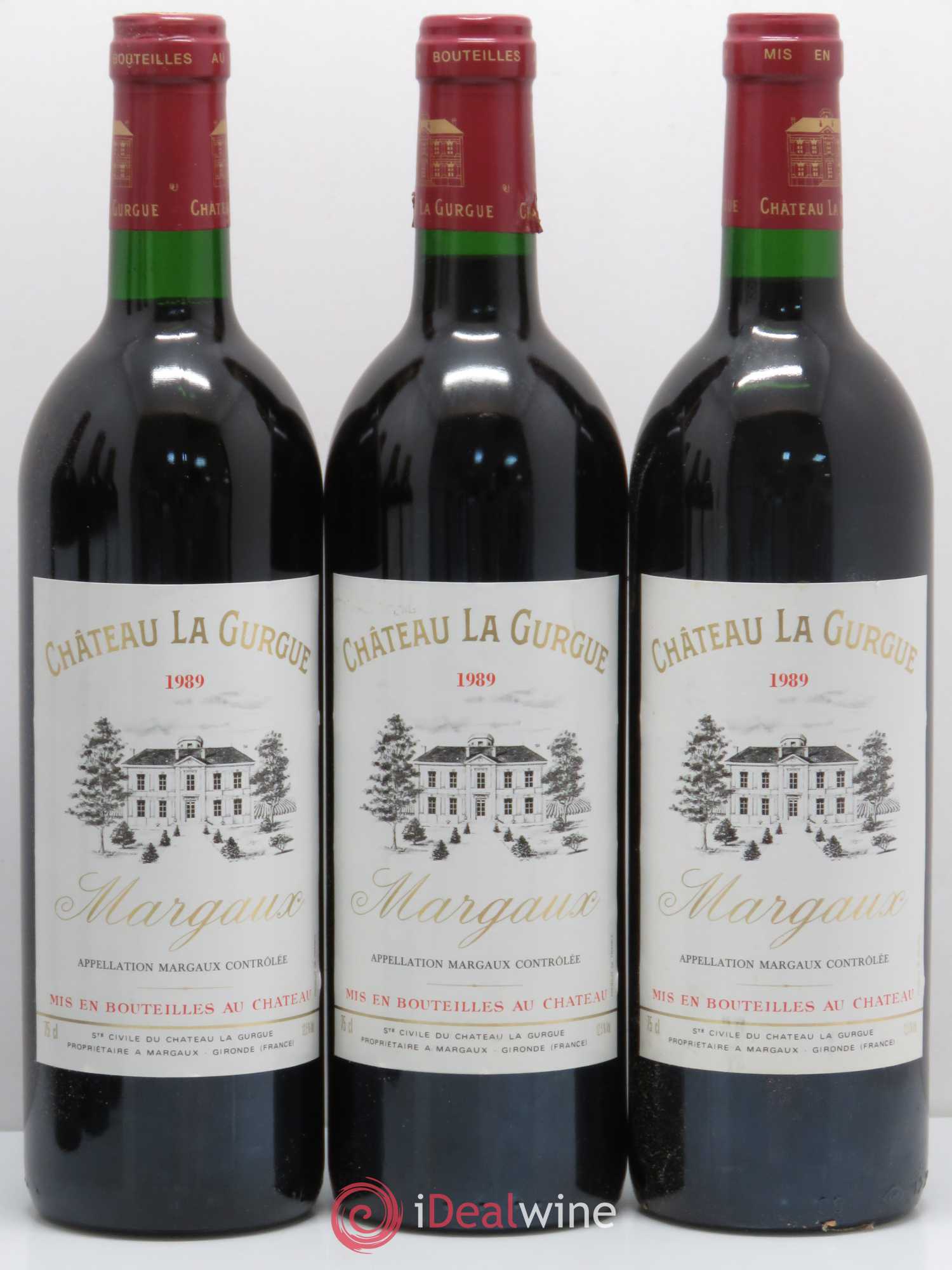 Château la Gurgue Cru Bourgeois 1989 - Lot de 6 bouteilles - 2