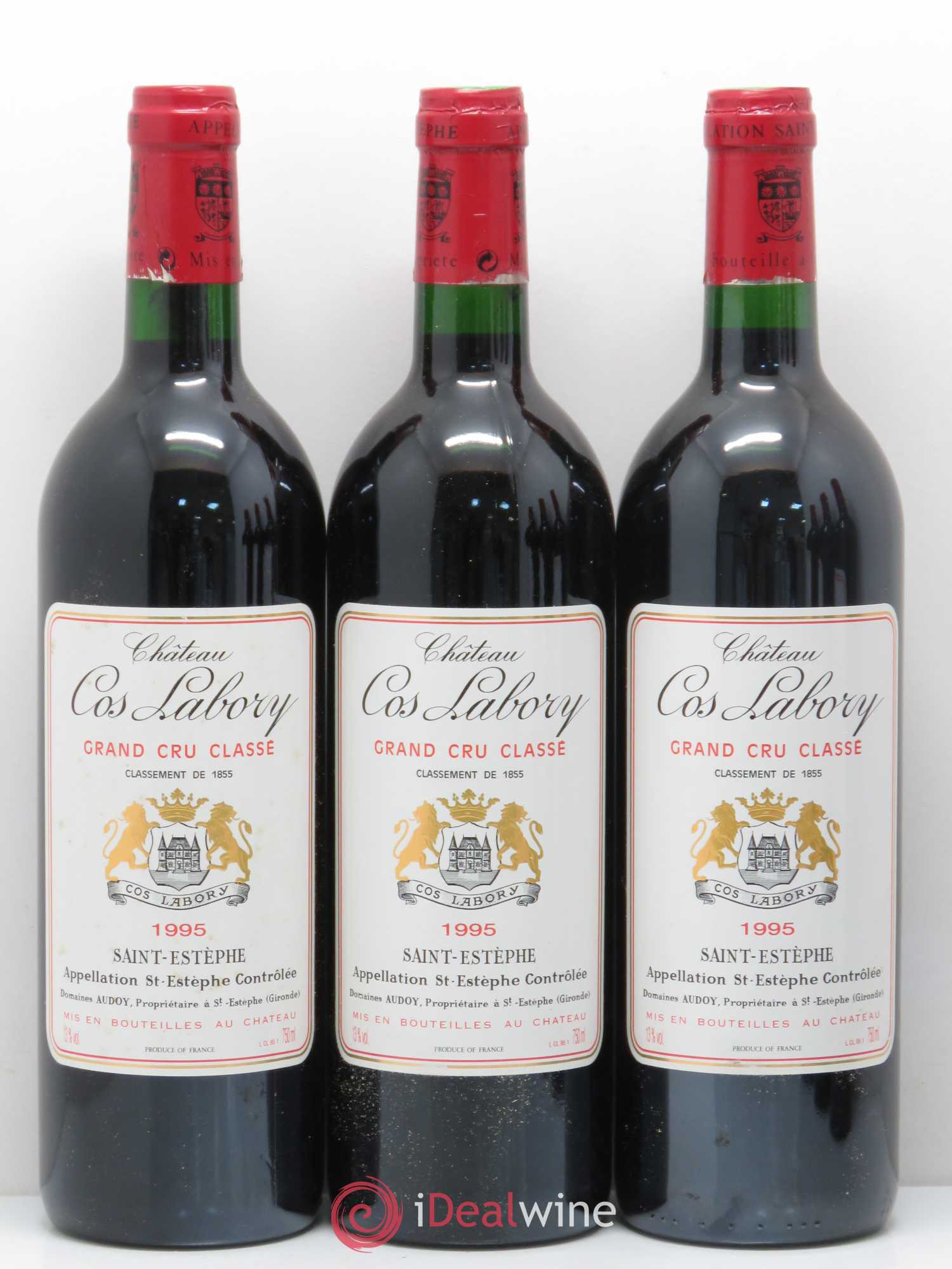 Château Cos Labory 5ème Grand Cru Classé 1995 - Lot de 6 bouteilles - 1