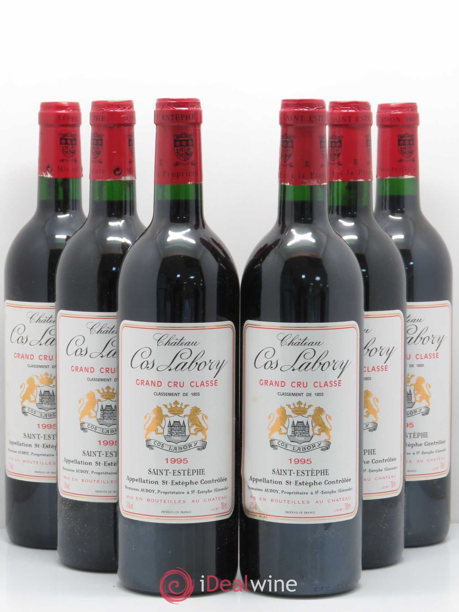 Château Cos Labory 5ème Grand Cru Classé 1995 - Lot de 6 bouteilles - 0