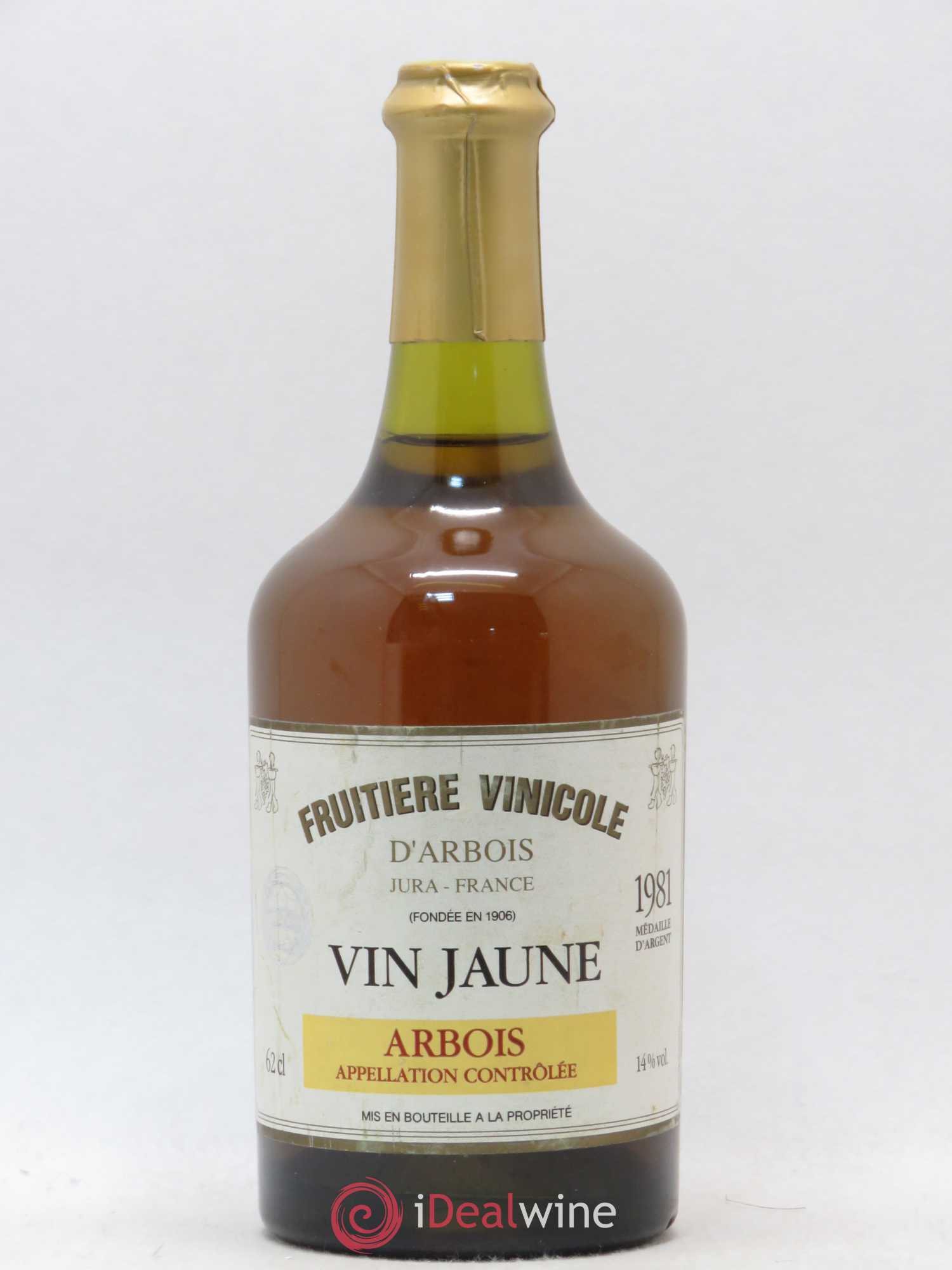 Arbois Vin Jaune Fruitière Vinicole d'Arbois 1981 - Lot de 1 bouteille - 0