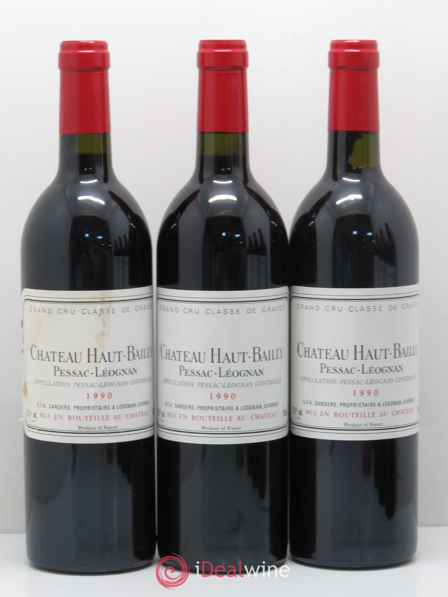 Château Haut-Bailly Cru Classé de Graves 1990 - Lot de 12 bouteilles - 2