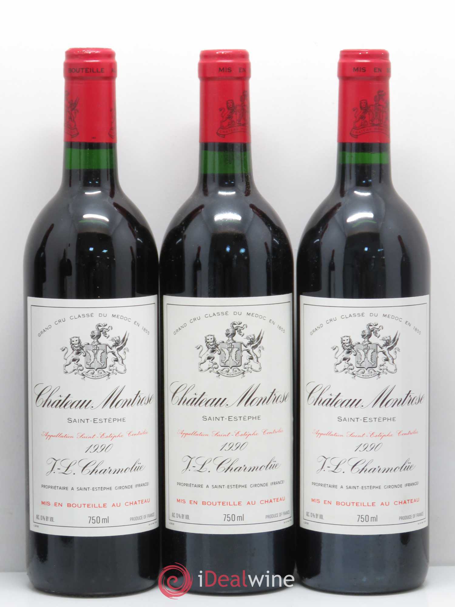 Château Montrose 2ème Grand Cru Classé 1990 - Lot de 12 bouteilles - 3