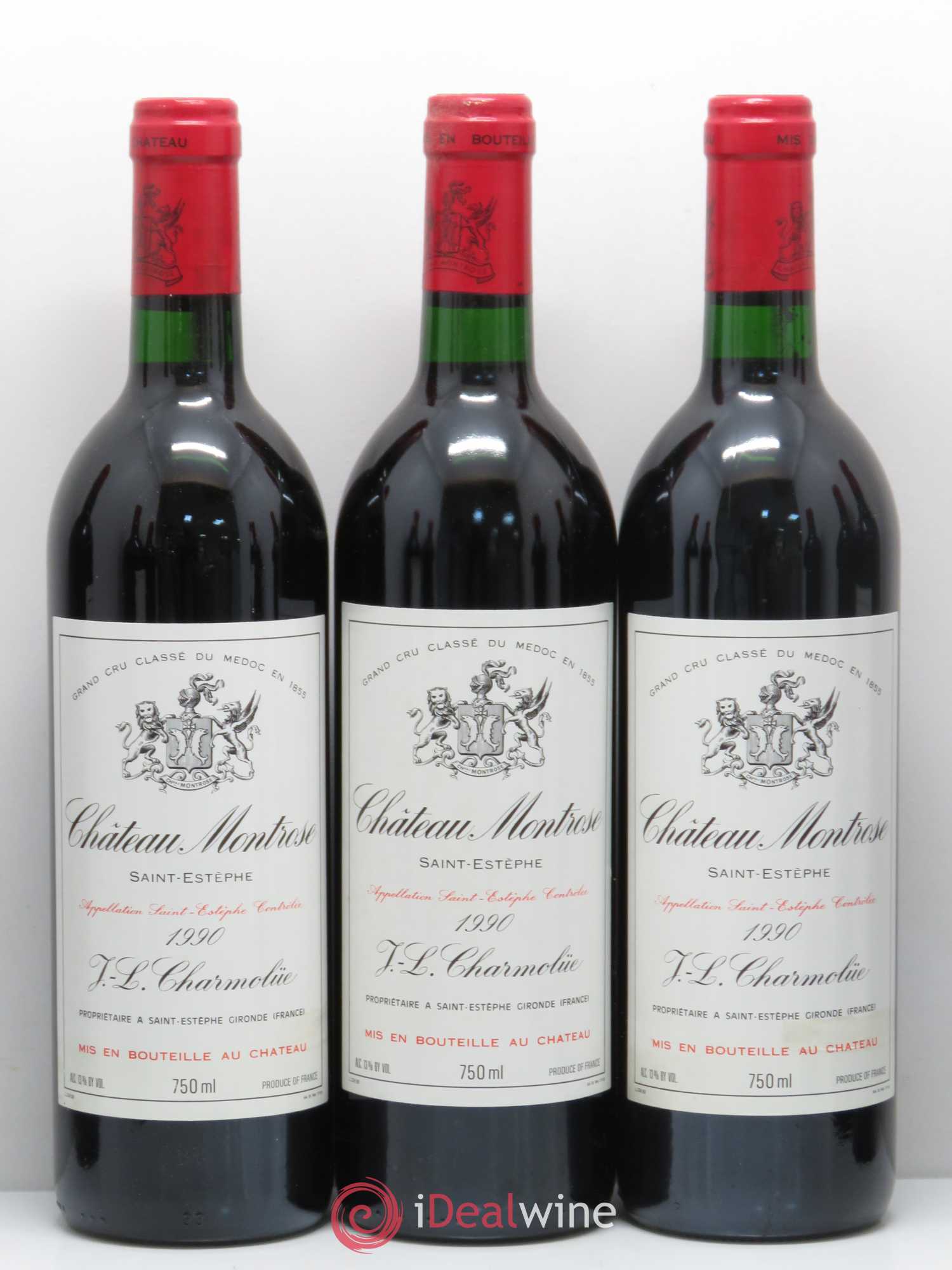 Château Montrose 2ème Grand Cru Classé 1990 - Lot de 12 bouteilles - 4