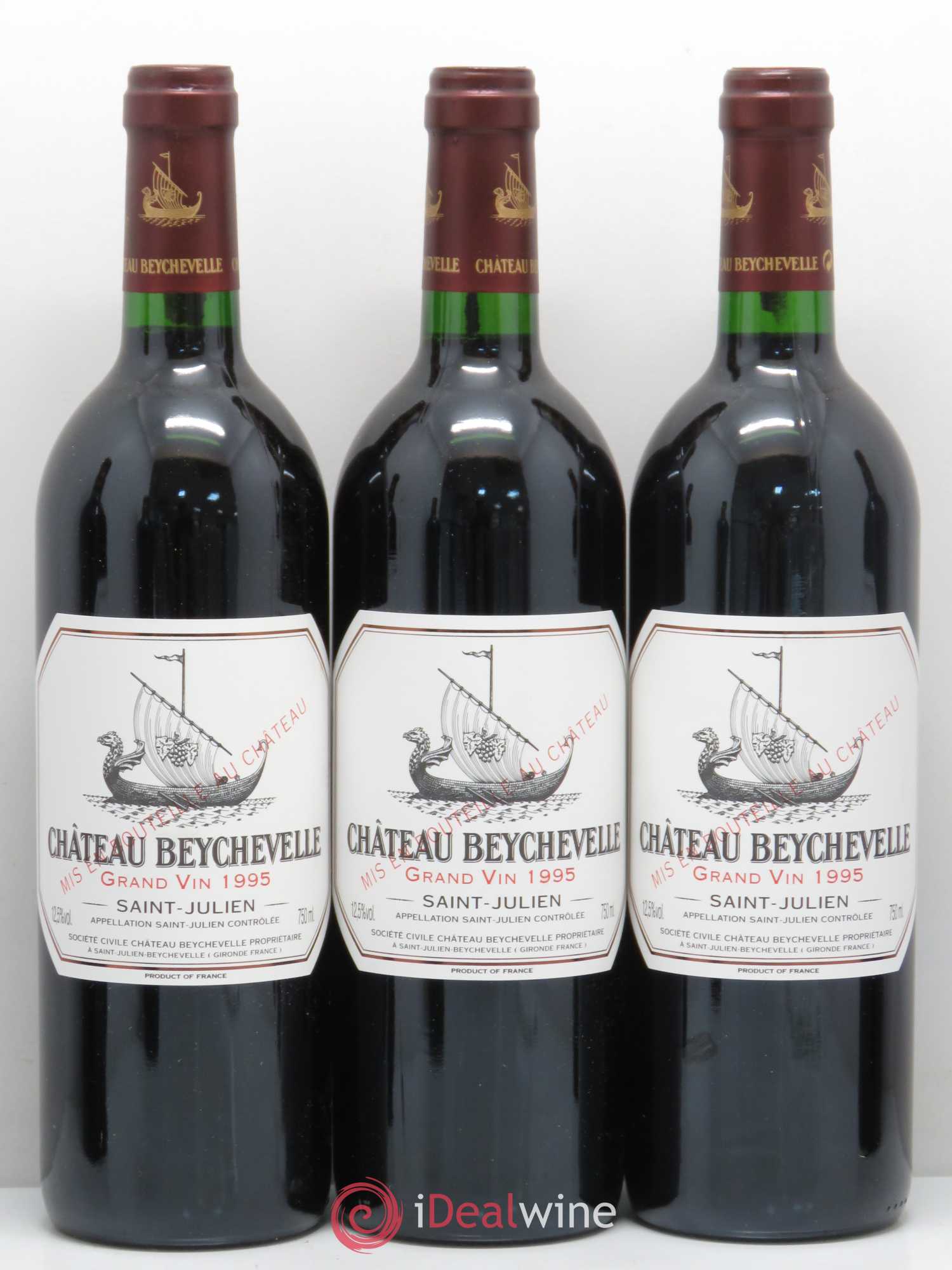 Château Beychevelle 4ème Grand Cru Classé 1995 - Lot de 6 bouteilles - 2