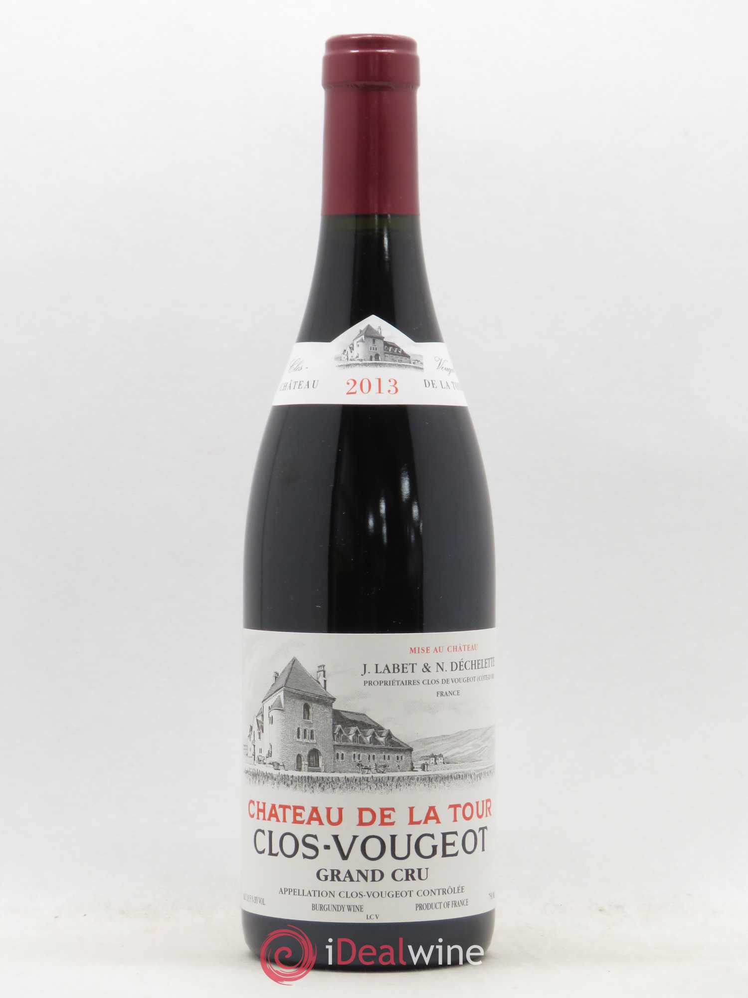 Clos de Vougeot Grand Cru Château de La Tour 2013 - Lot de 1 bouteille - 0
