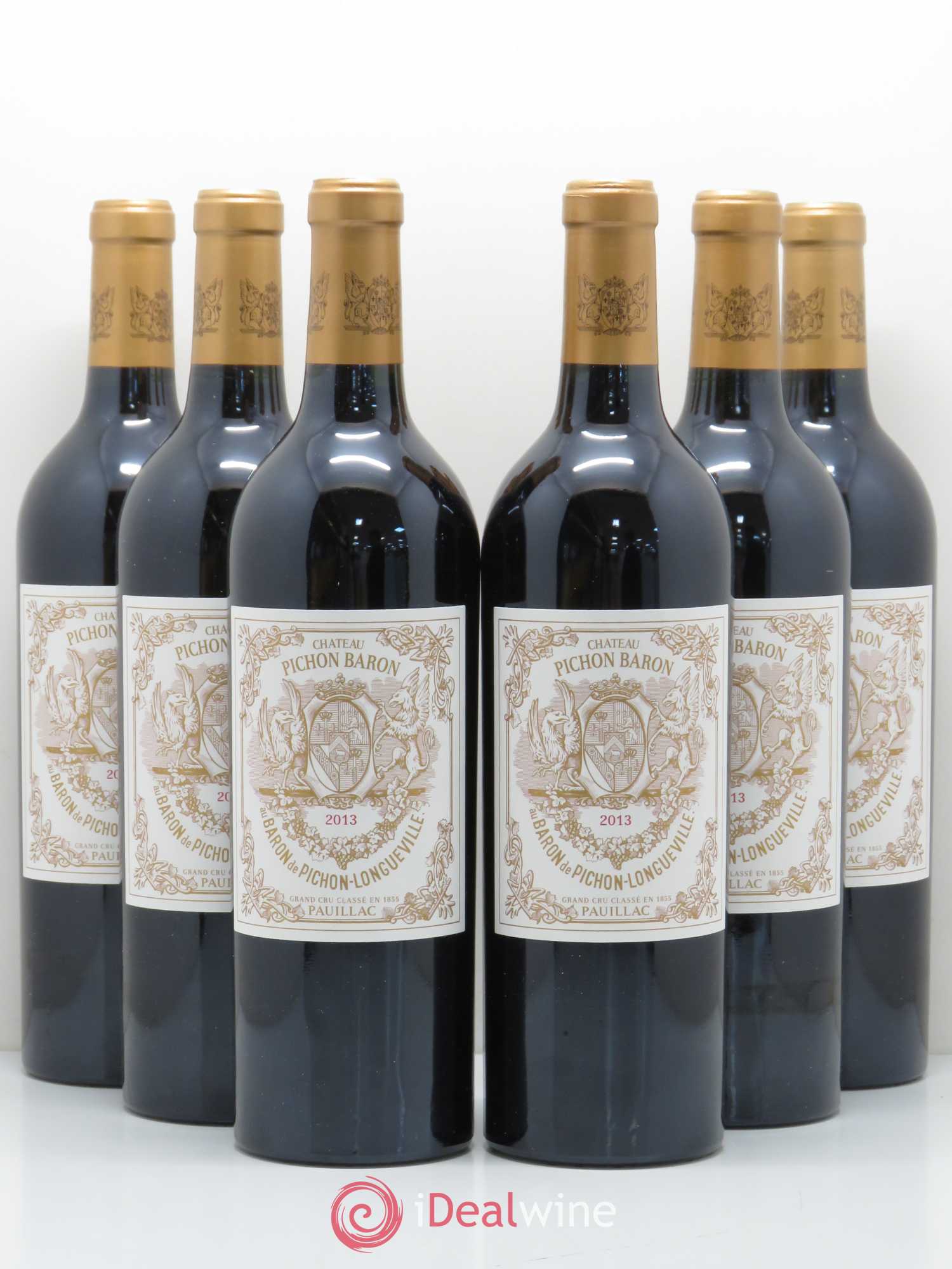 Pichon Longueville Baron 2ème Grand Cru Classé 2013 - Lot de 6 bouteilles - 0