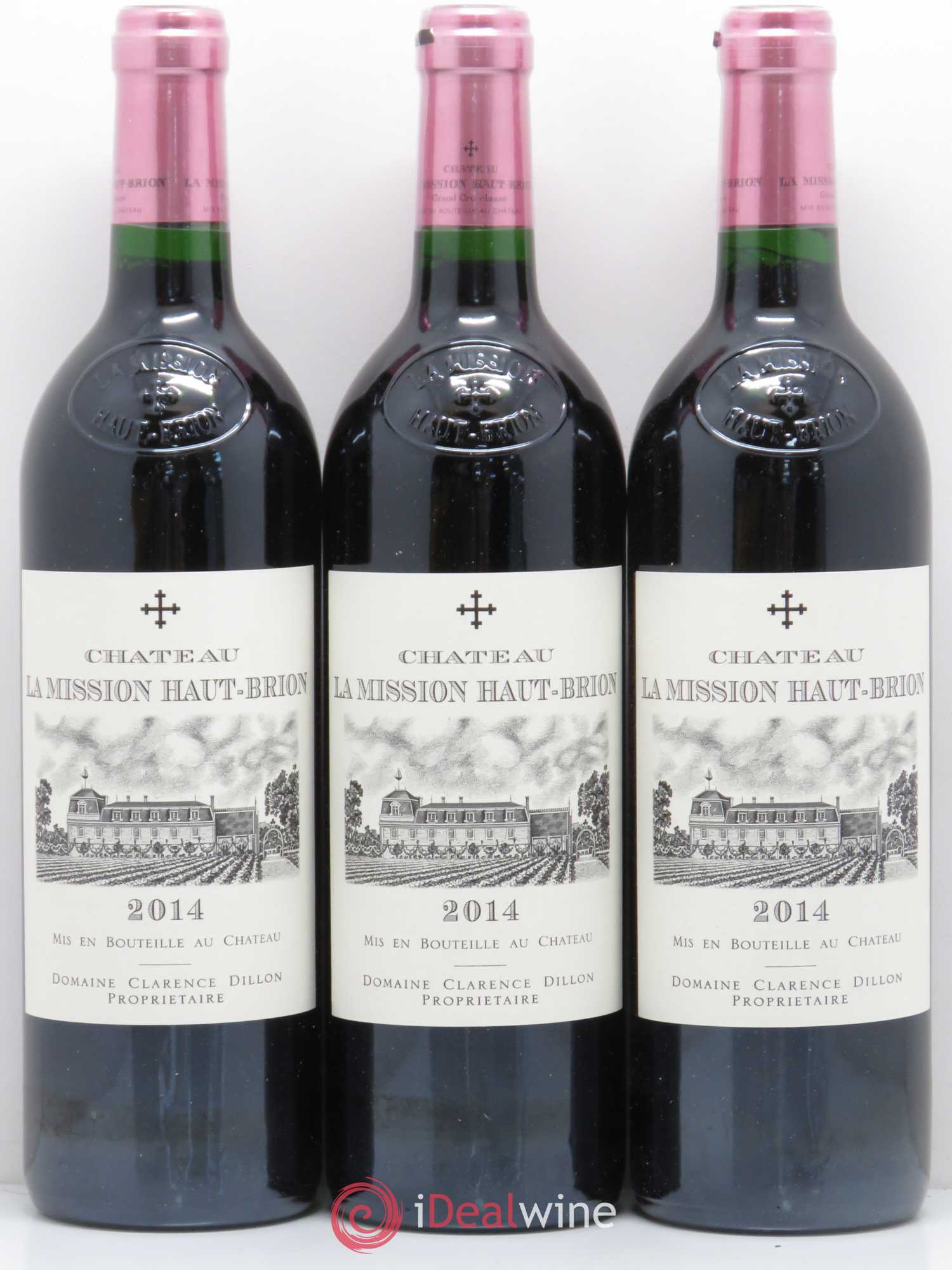 Château la Mission Haut-Brion Cru Classé de Graves 2014 - Lot de 3 bouteilles - 0
