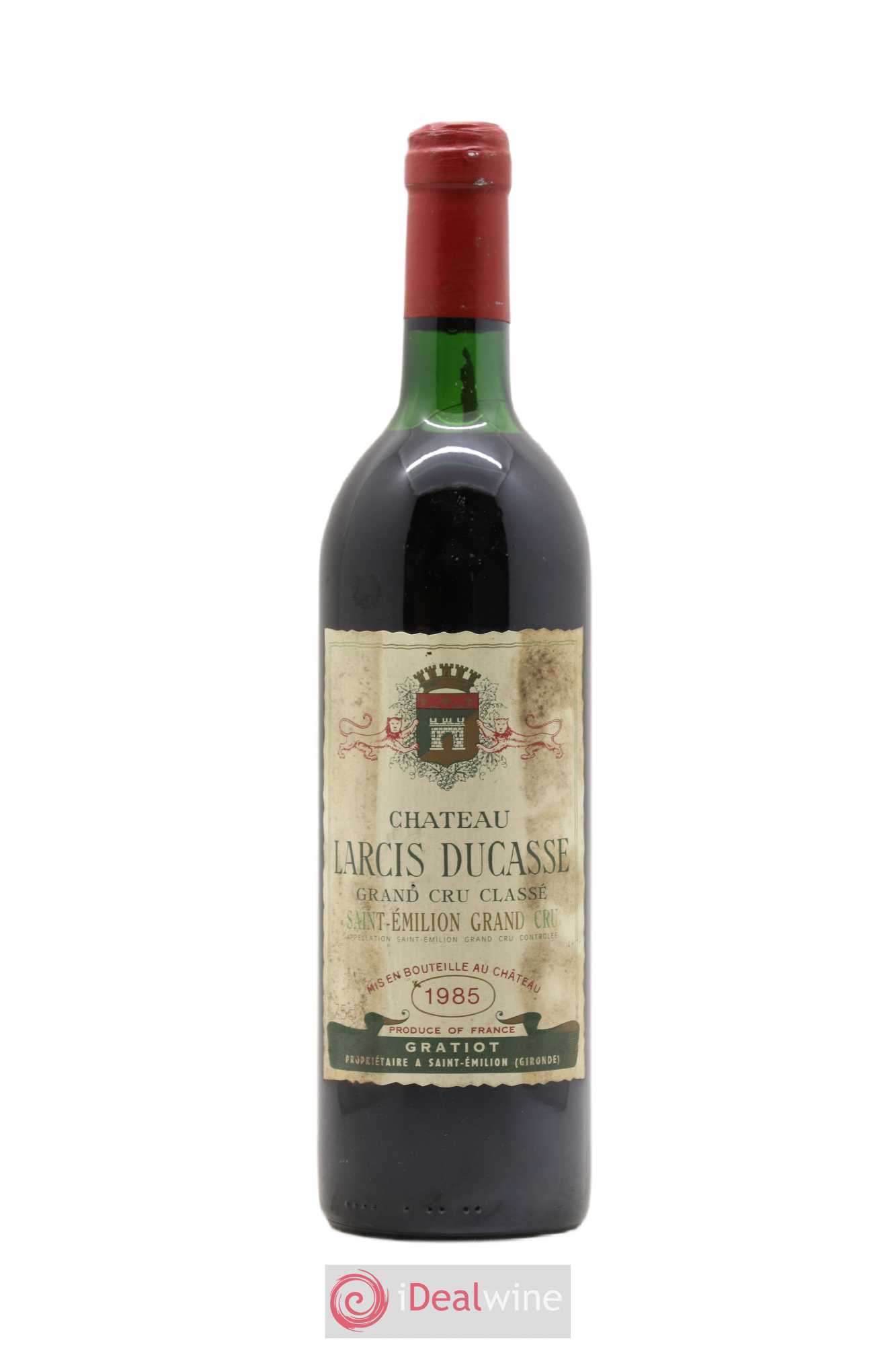 Château Larcis Ducasse 1er Grand Cru Classé B 1985 - Lot de 1 bouteille - 0