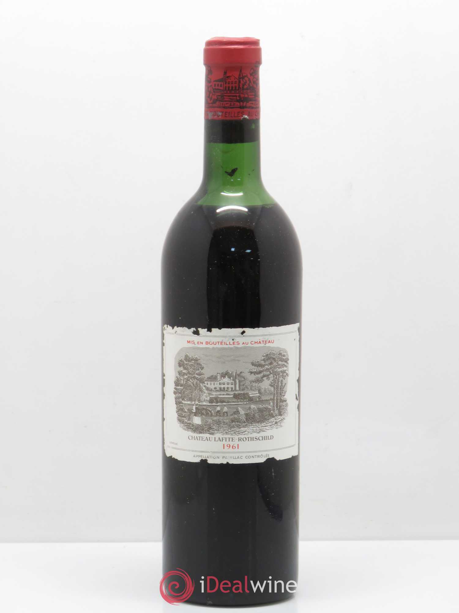 Château Lafite Rothschild 1er Grand Cru Classé 1961 - Lot de 1 bouteille - 0
