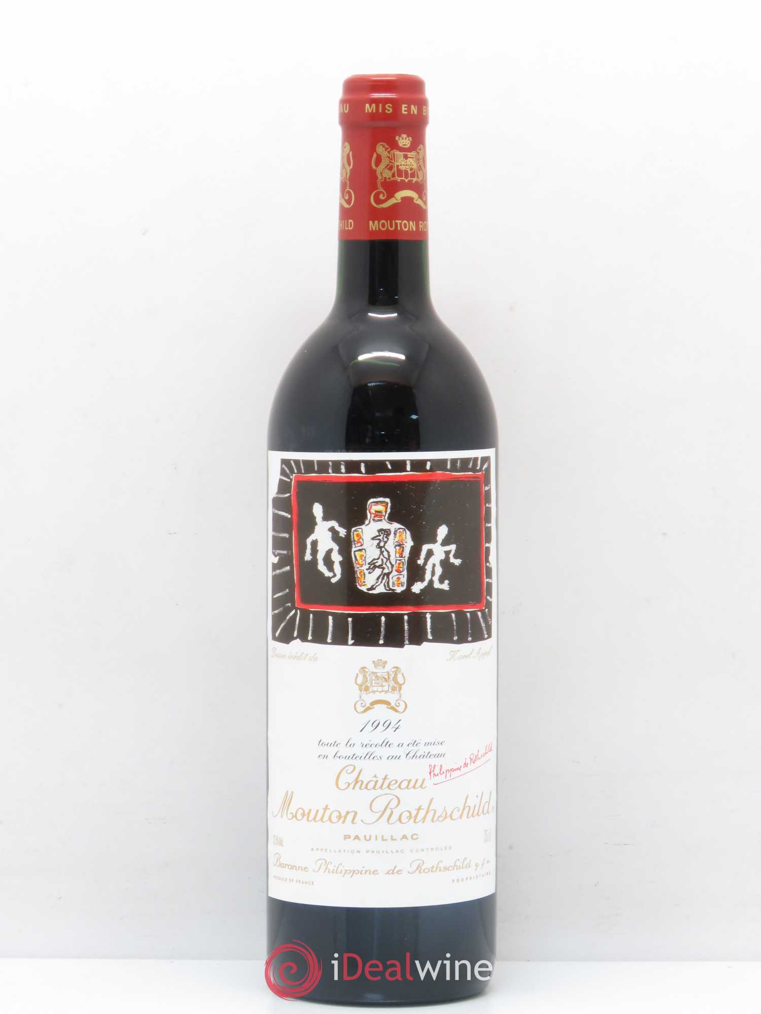 Château Mouton Rothschild 1er Grand Cru Classé 1994 - Lot de 1 bouteille - 0
