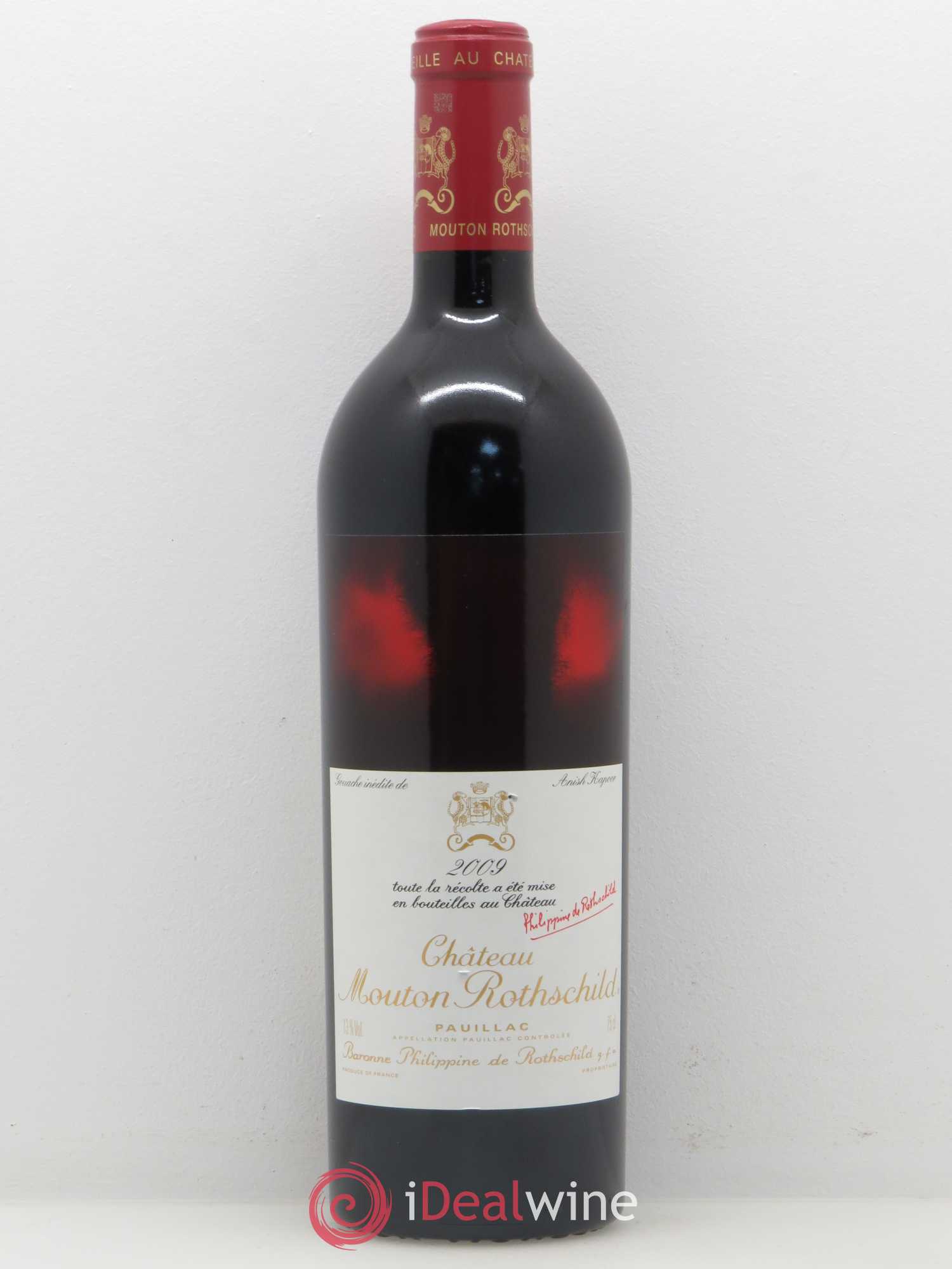 Château Mouton Rothschild 1er Grand Cru Classé 2009 - Lot de 1 bouteille - 0