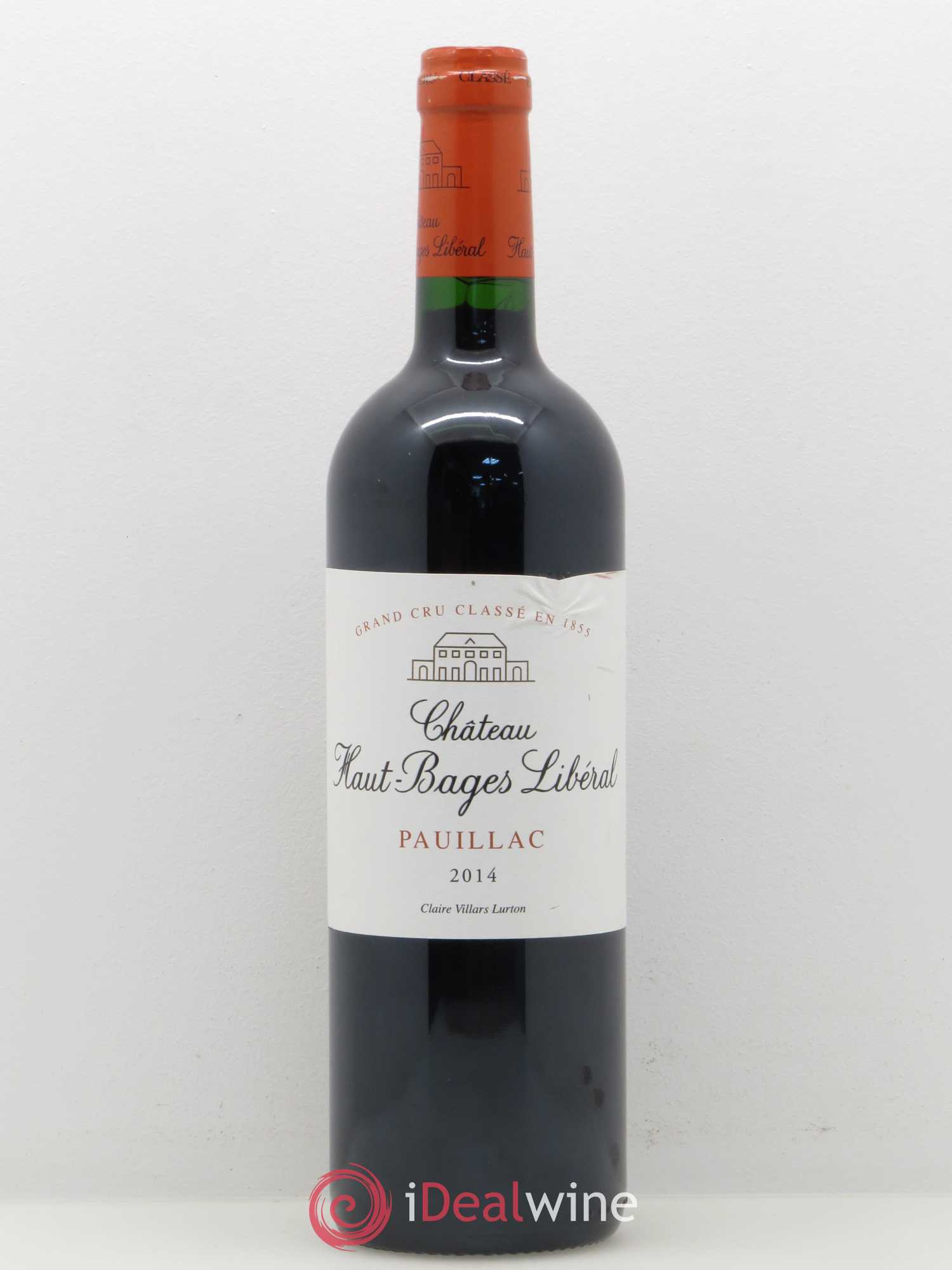 Château Haut Bages Libéral 5ème Grand Cru Classé 2014 - Lot de 1 bouteille - 0