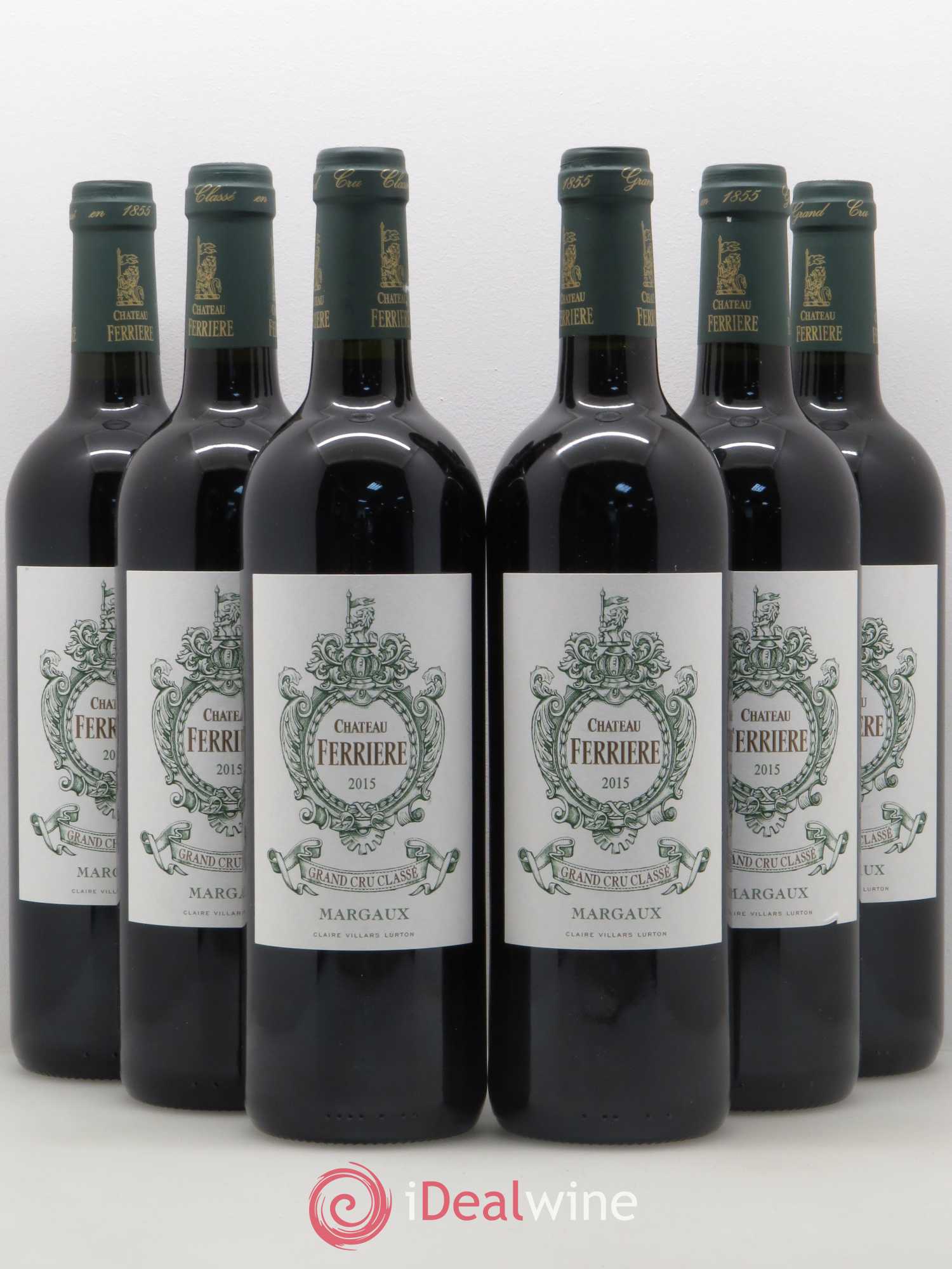 Château Ferrière 3ème Grand Cru Classé 2015 - Lot de 6 bouteilles - 0