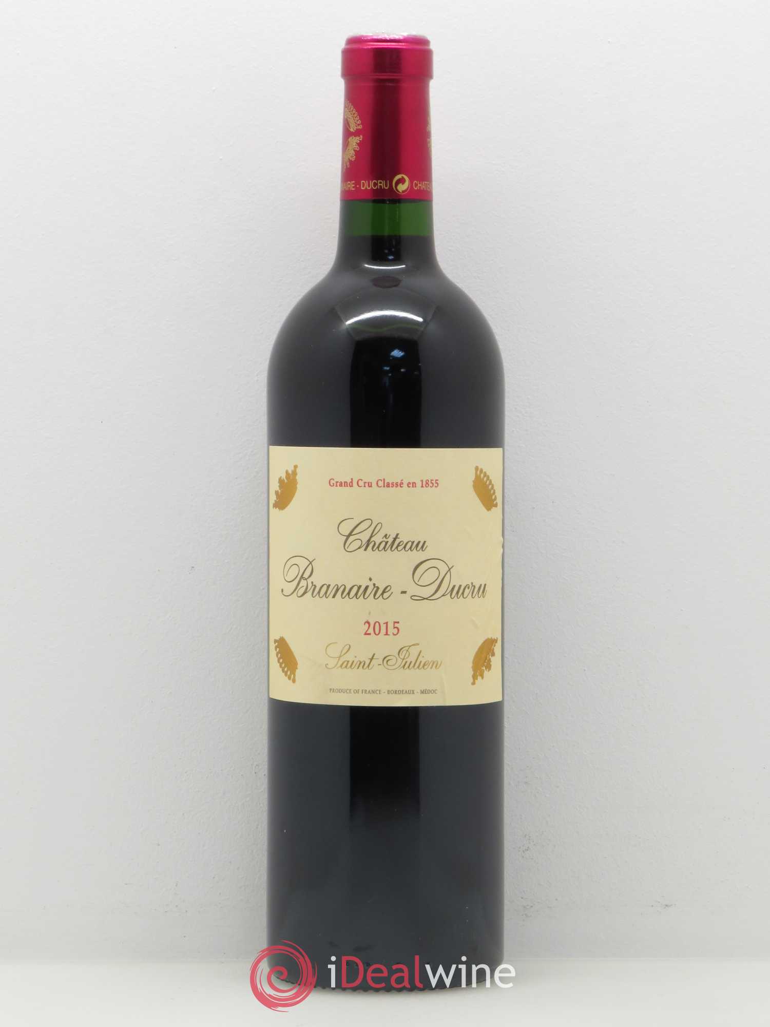 Château Branaire Ducru 4ème Grand Cru Classé 2015 - Lot de 1 bouteille - 0