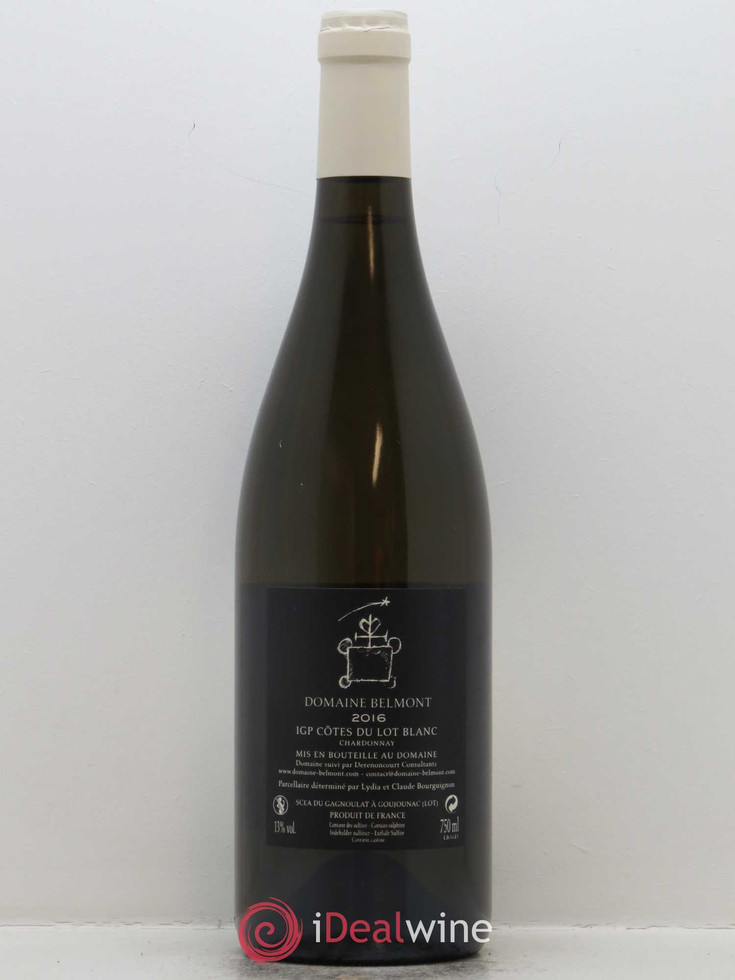 Côtes du Lot Dolmen Domaine Belmont 2016 - Lot de 1 bouteille - 1