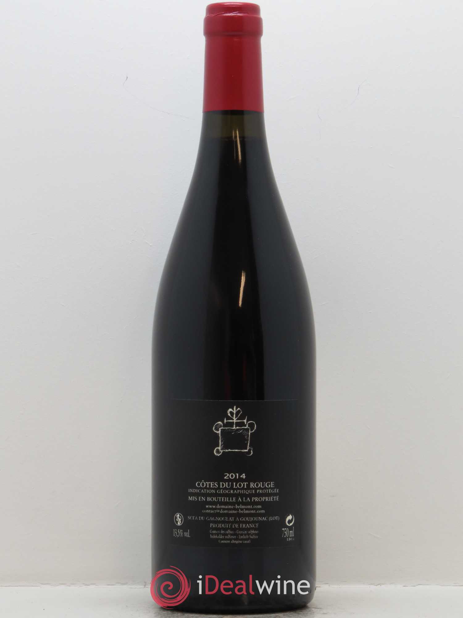 IGP Côtes du Lot Belmont Domaine Belmont 2014 - Lot de 1 bouteille - 1