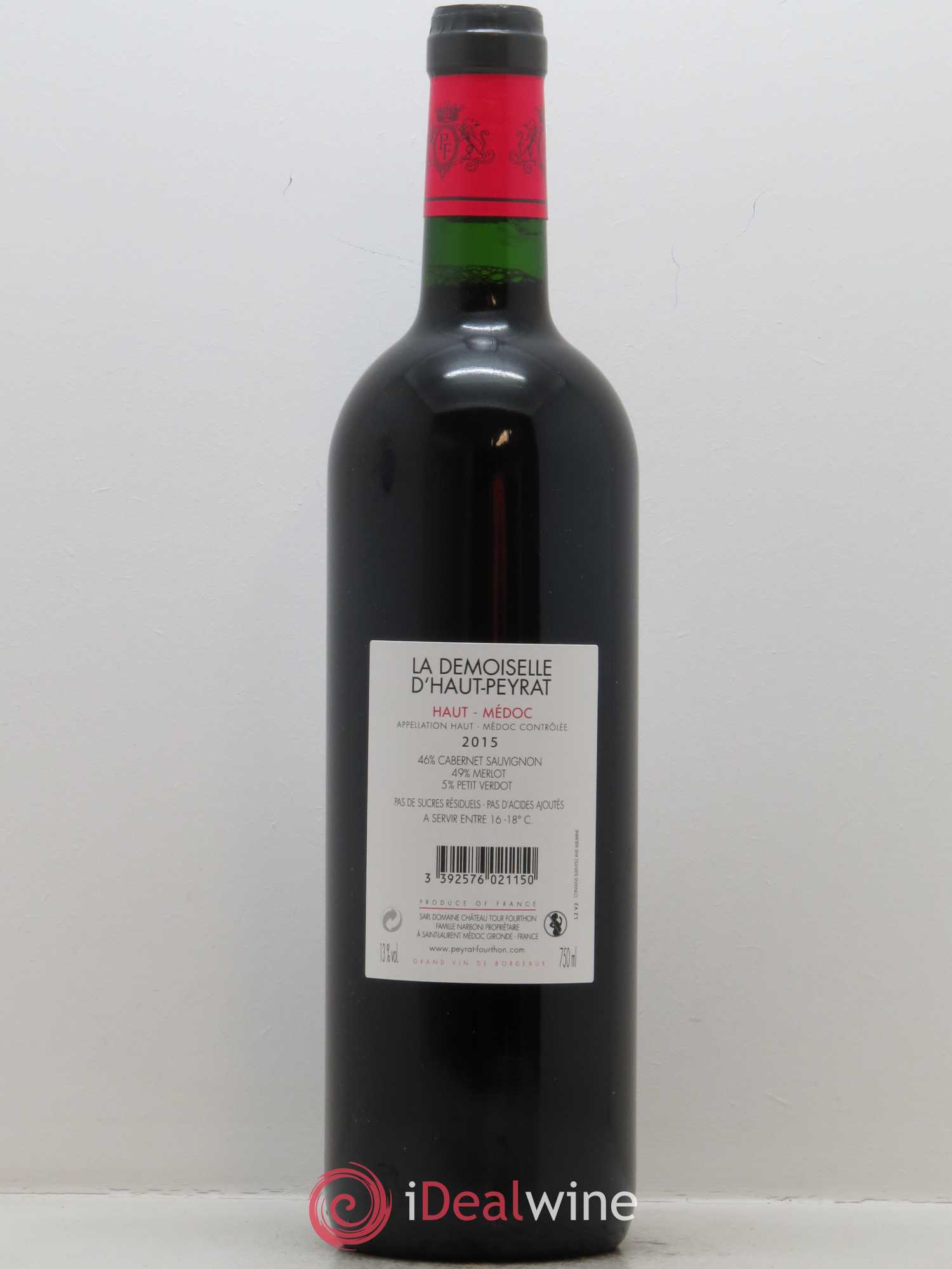 Château La Demoiselle d'Haut-Peyrat 2015 - Lot de 1 bouteille - 1