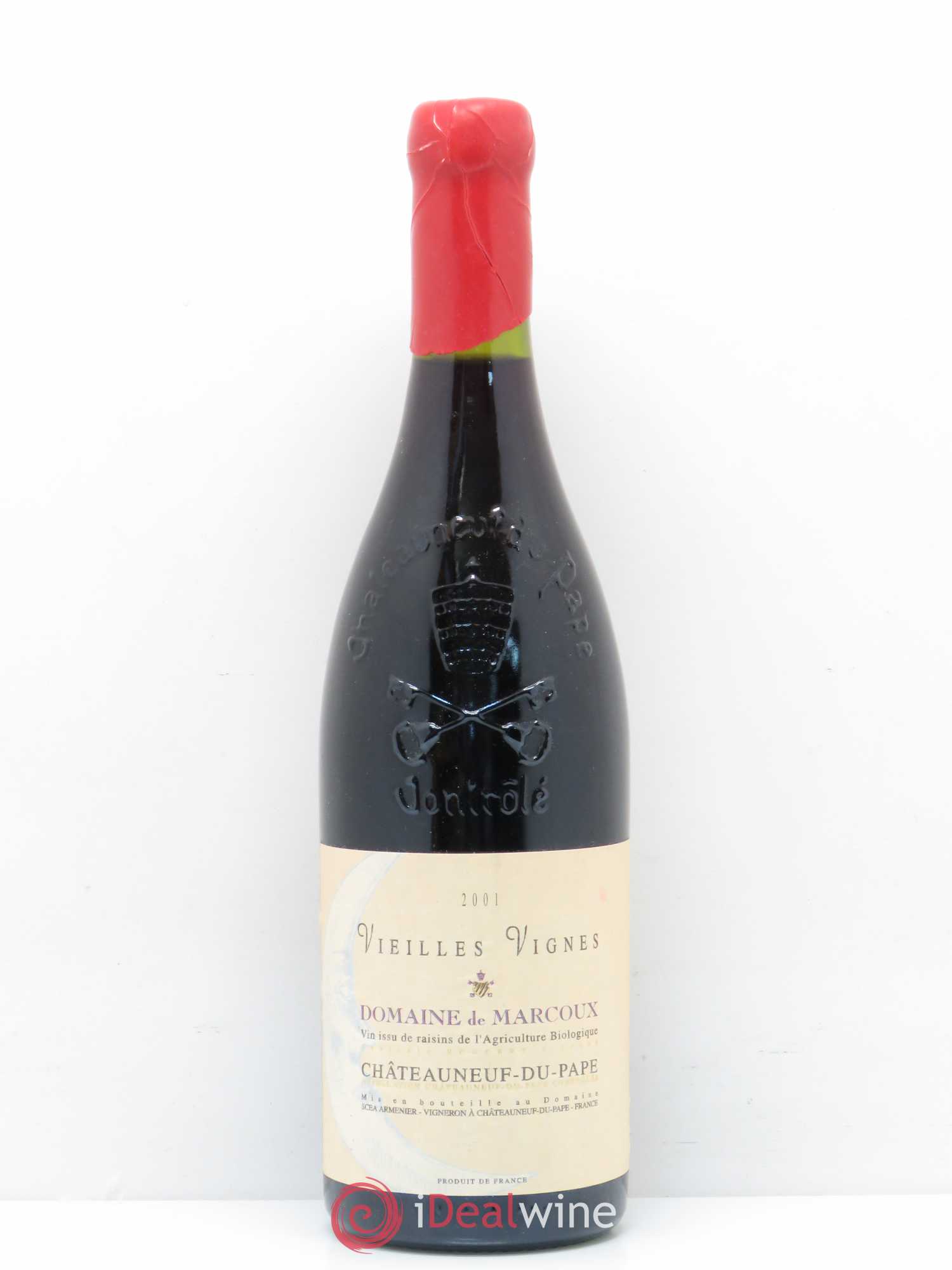 Châteauneuf-du-Pape Vieilles Vignes Marcoux (Domaine de) 2001 - Lot de 1 bouteille - 0