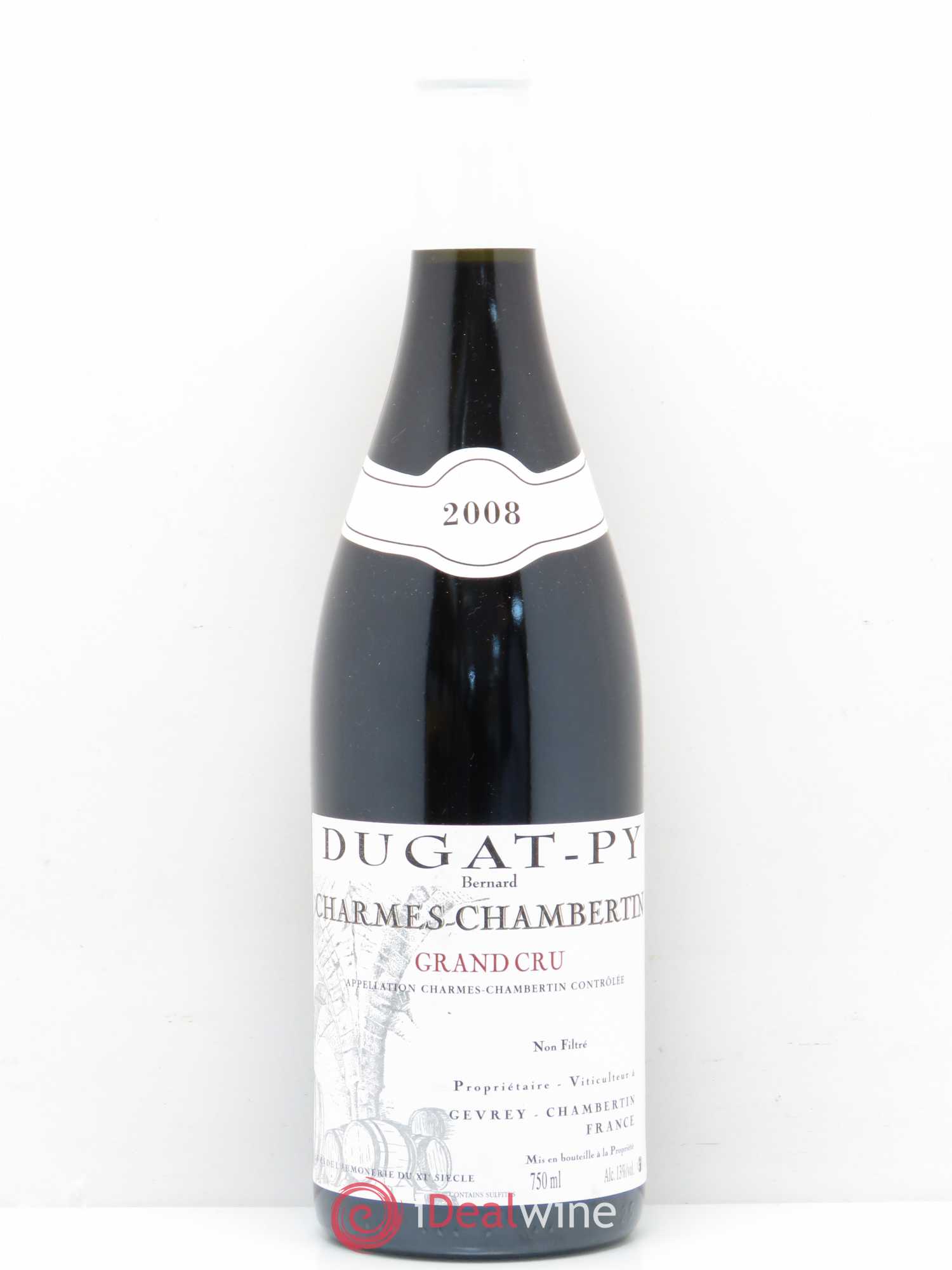 Charmes-Chambertin Grand Cru Dugat-Py 2008 - Lot de 1 bouteille - 0