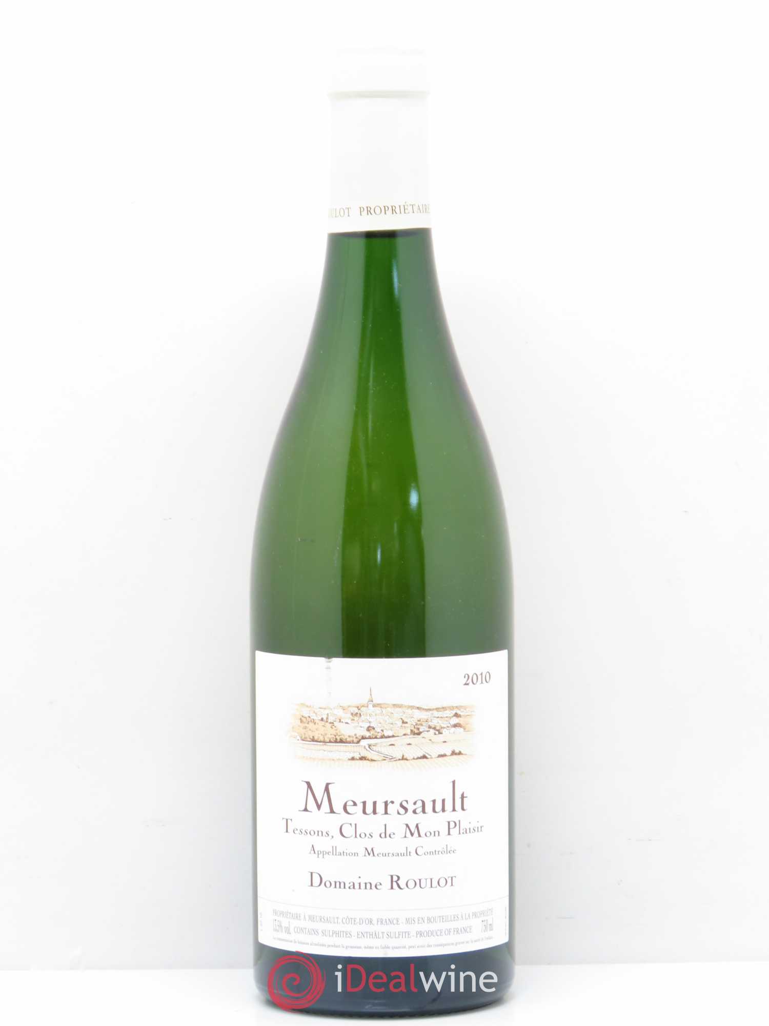 Meursault Les Tessons Clos de Mon plaisir Roulot (Domaine) 2010 - Lot de 1 bouteille - 0