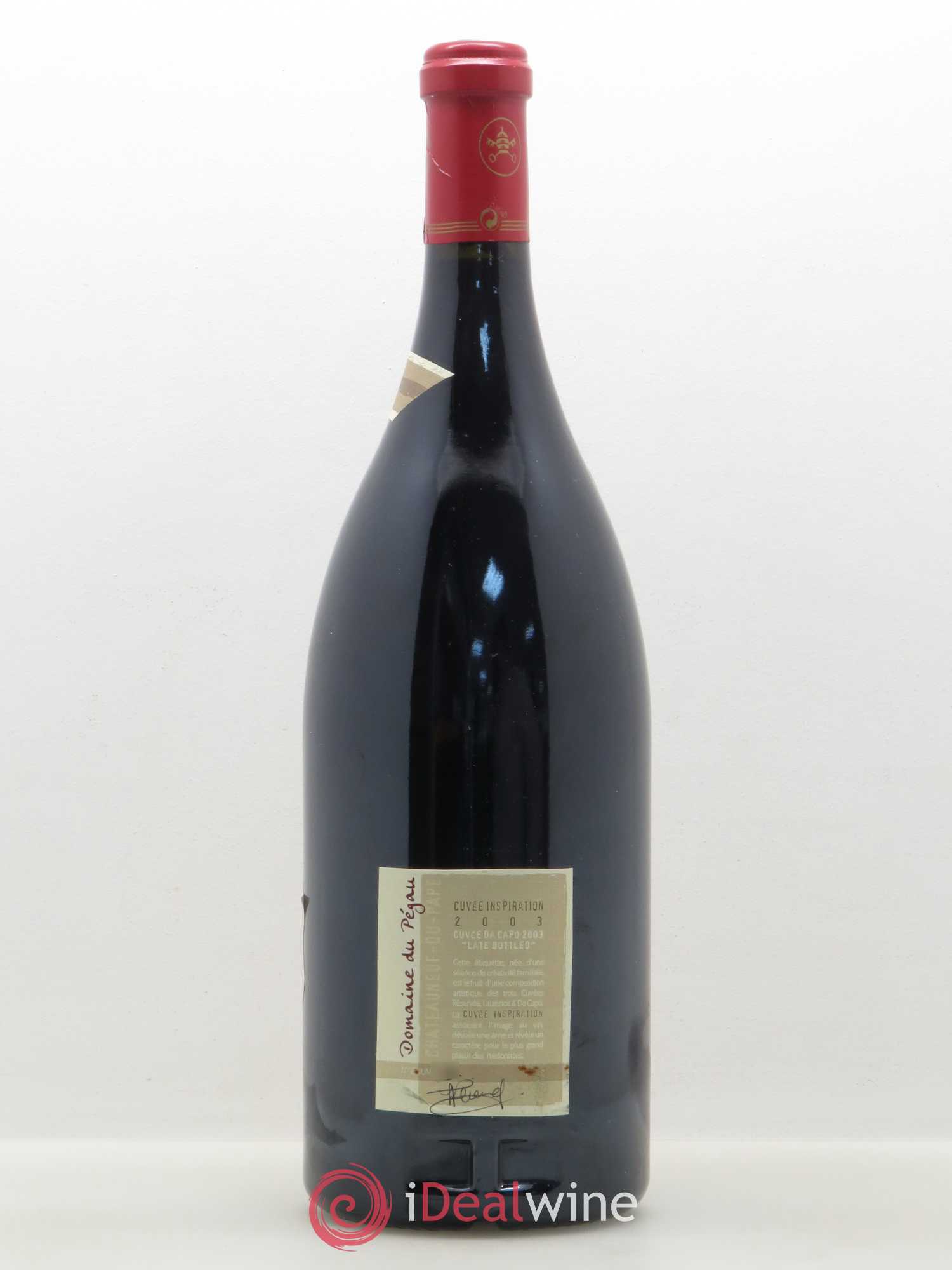 Châteauneuf-du-Pape Domaine du Pégau Cuvée Da Capo Paul et Laurence Féraud Cuvée Inspiration Late bottled  2003 - Lot de 1 magnum - 1