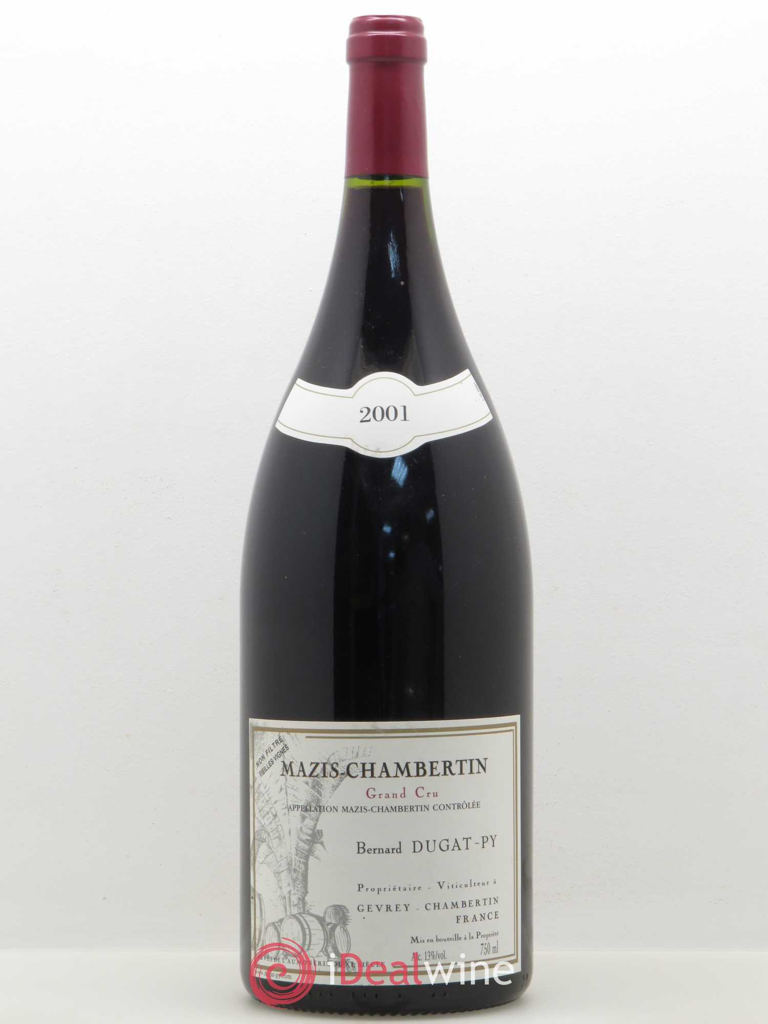 Mazis-Chambertin Grand Cru Vieilles Vignes Dugat-Py 2001 - Lot de 1 magnum - 0